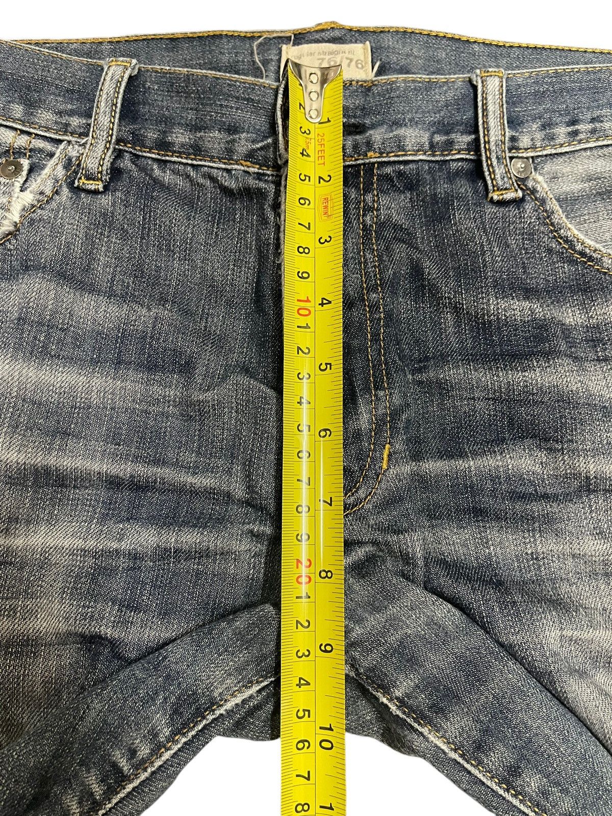 Gap Vintage Gap Blue Faded Wash Style Distressed Loose Jeans Size US 32 / EU 48 - 16 Thumbnail