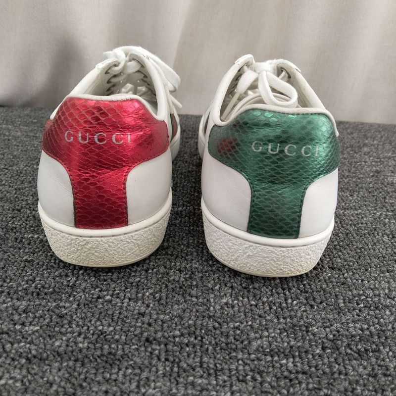 Gucci Gucci White Leather Low-Top Fashion Sneakers Size US 6.5 / EU 39-40 - 5 Thumbnail