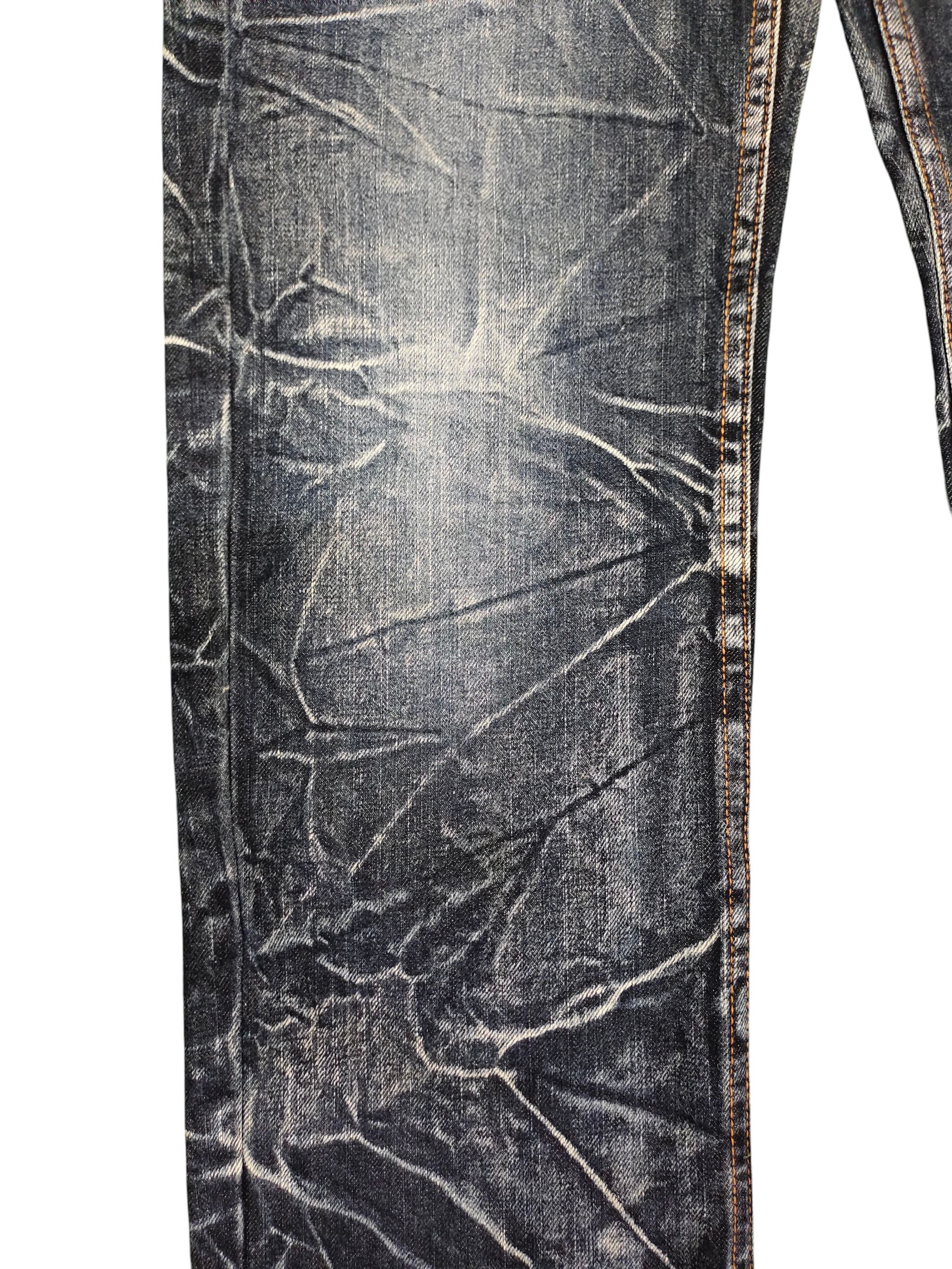 Undercover Japanese Brand Nylaus Double Waist Studded Denim Jeans Size US 31 - 4 Thumbnail