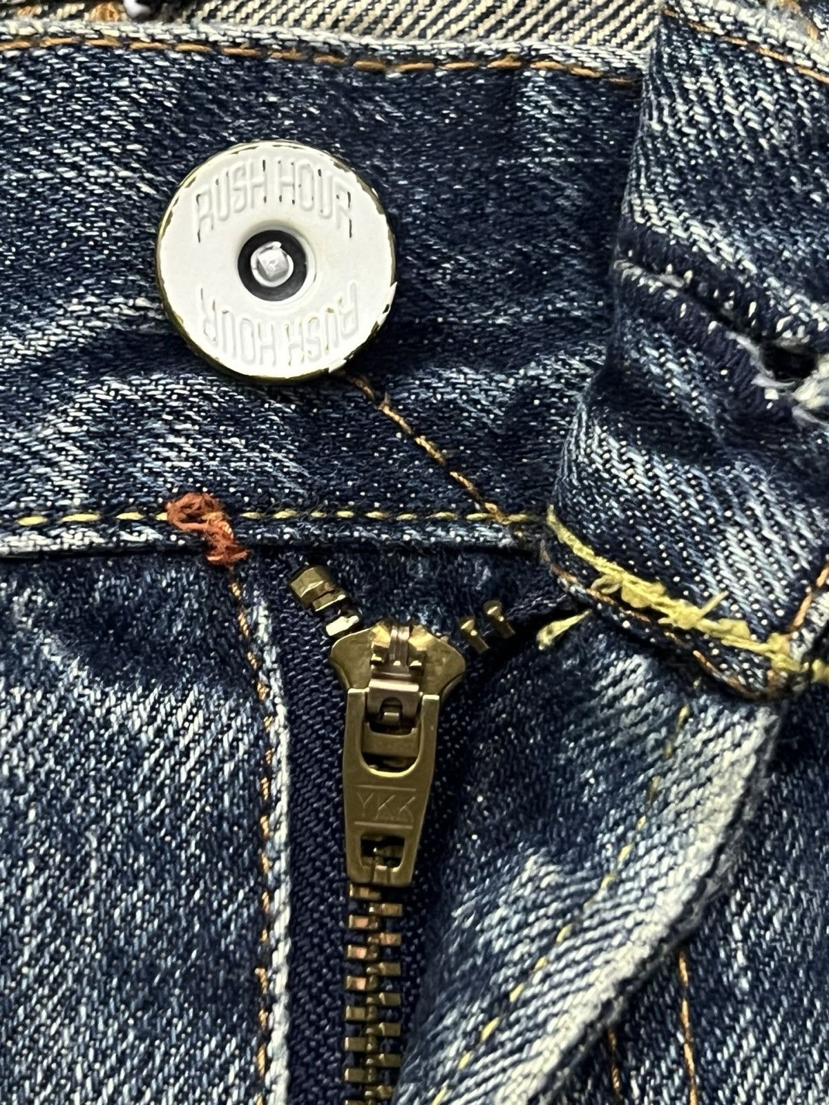 Japanese Brand RUSH HOUR RH-0007 Japanese Selvedge Denim | Heavy Vintage Size US 32 / EU 48 - 12 Thumbnail