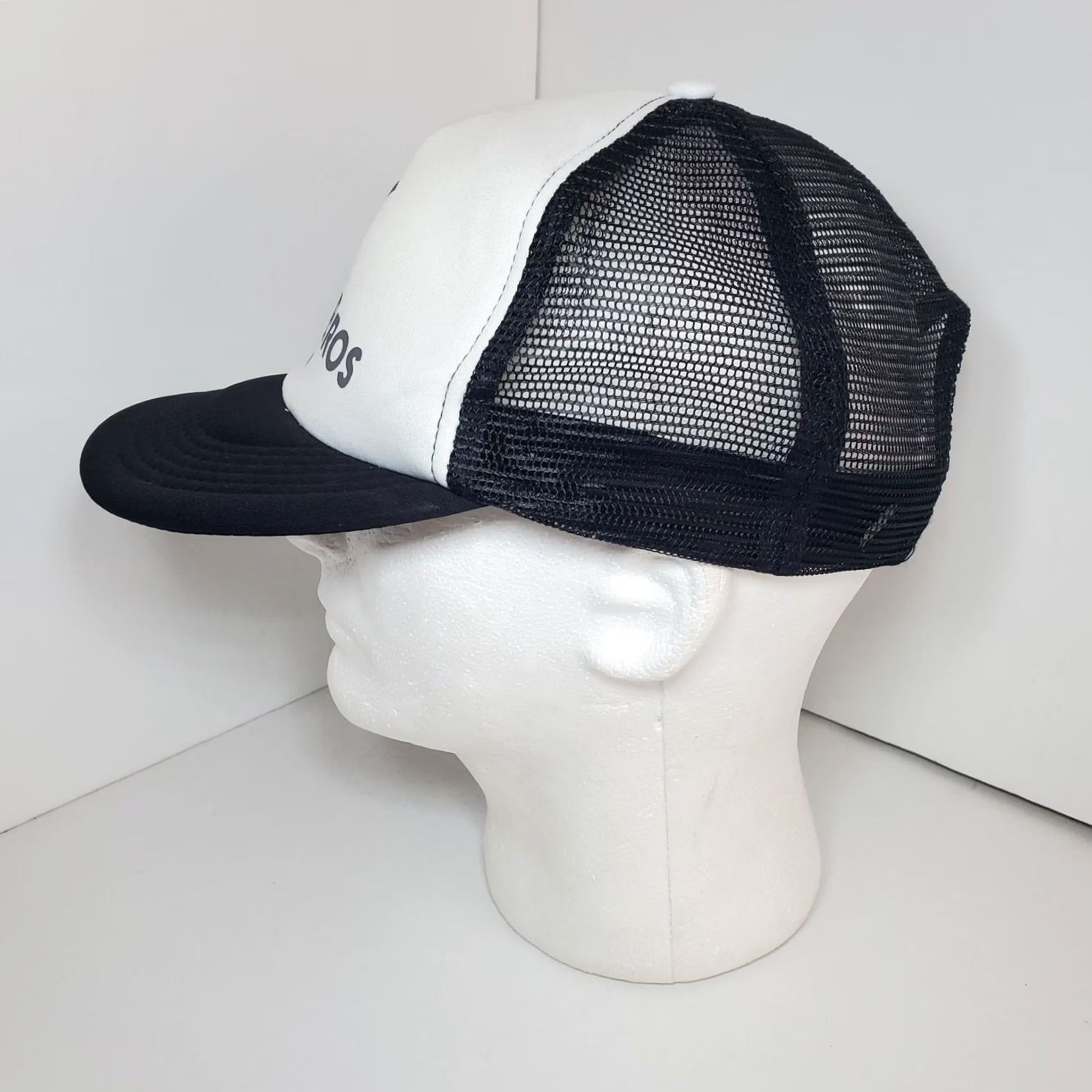 Vintage DISTRICT Dutch Bros Renton WA White Black Trucker Hat Cap New Without Tags Size ONE SIZE - 4 Thumbnail