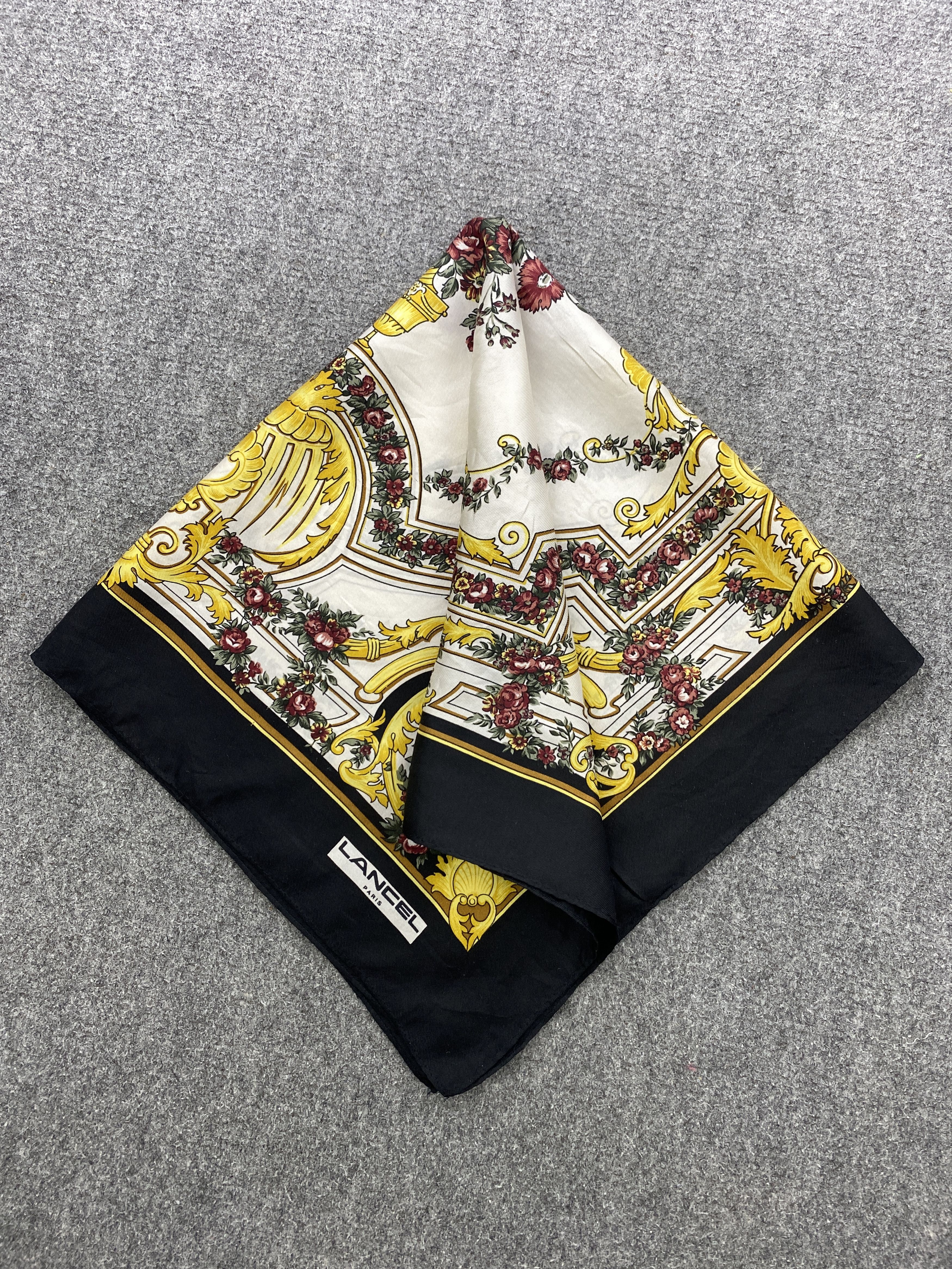 Lancel Lancel Silk Scarf Handkerchief Bandana / Neckerchief HKC0706 Size ONE SIZE - 3 Thumbnail