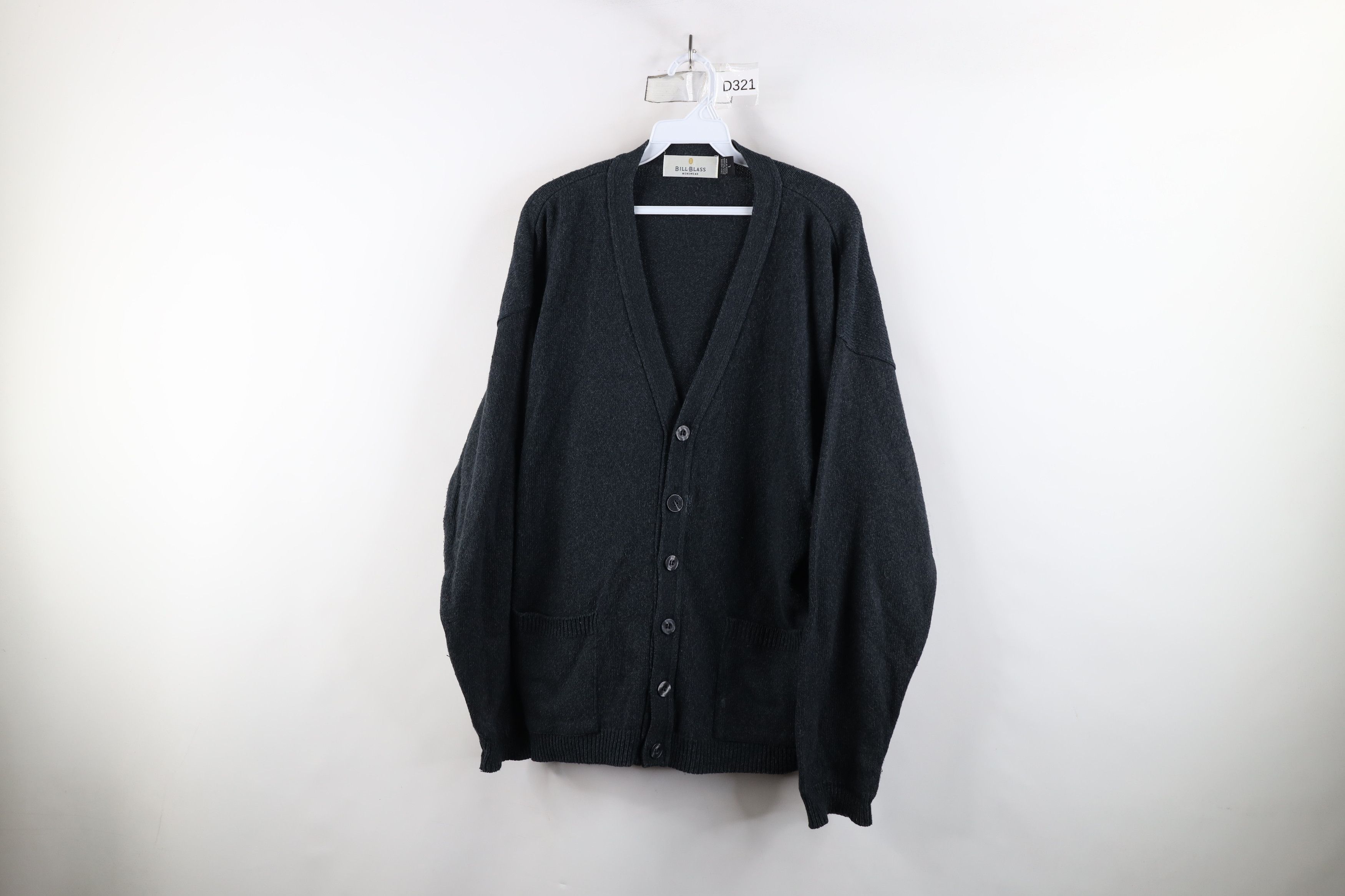 Vintage Vintage 90s Streetwear Cotton Knit Cardigan Sweater USA Size US L / EU 52-54 / 3 - 1 Thumbnail