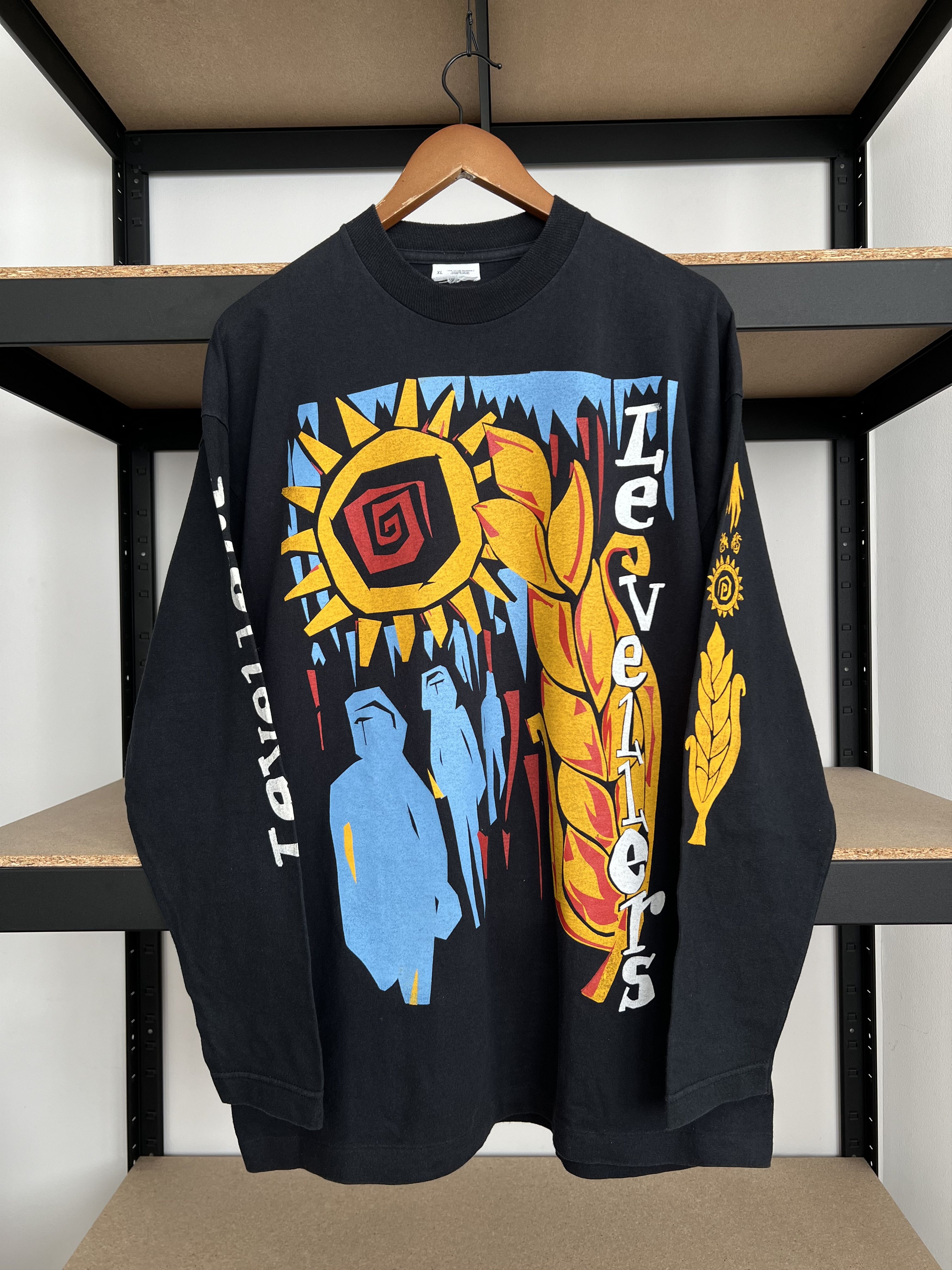 Band Tees Vintage 90s Levellers Album Promo Long Sleeve T-shirt Size US XL / EU 56 / 4 - 2 Thumbnail