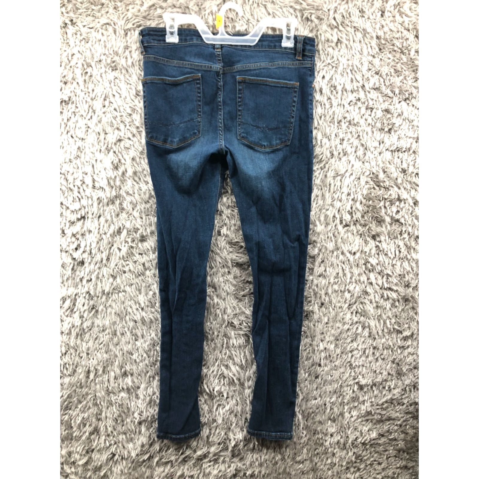 Asos ASOS Jeans 32x32 Womens High Rise Skinny Dark Wash Blue Denim Jeans Size 24" / US 00 / IT 34 - 5 Thumbnail