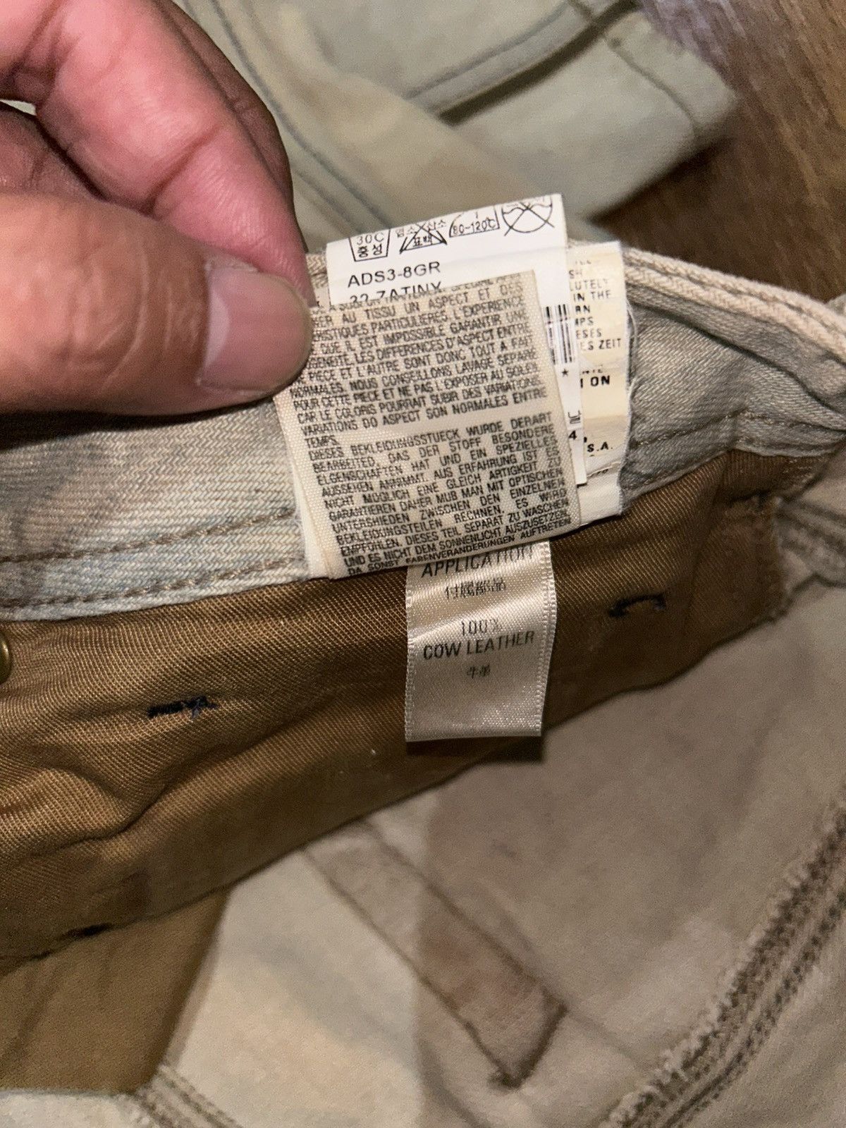 Tornado Mart Diesel Zatiny Mudwash Distressed Bootcut Jeans Size US 32 / EU 48 - 18 Thumbnail