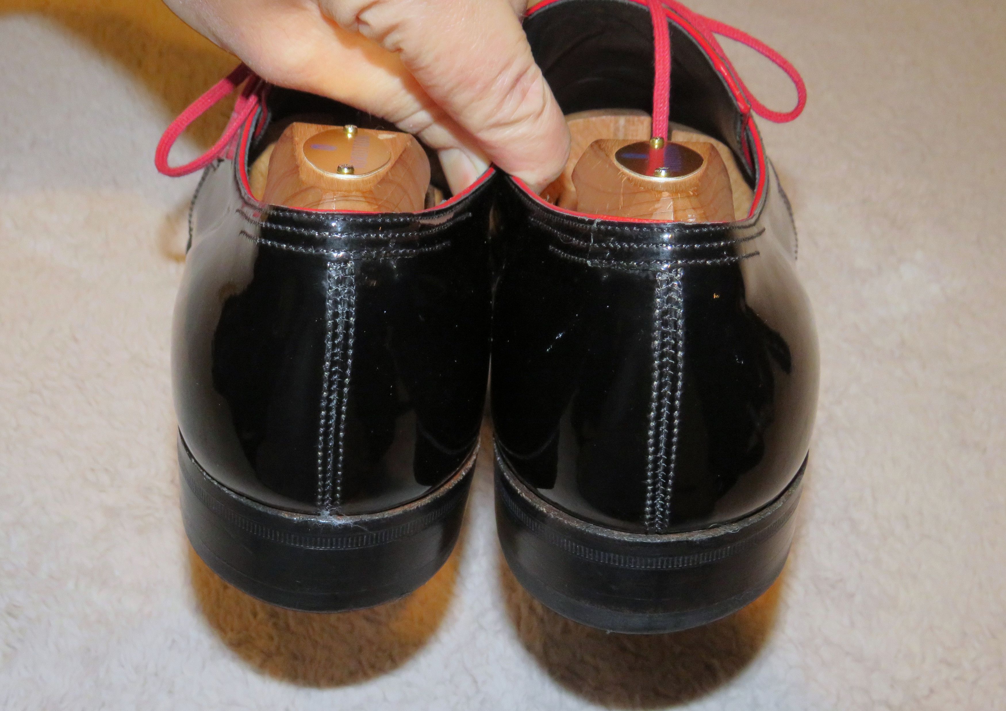 Corthay Arca Black Patent Leather Two Eyelet Derby 7.5 Size US 7.5 / EU 40-41 - 8 Thumbnail