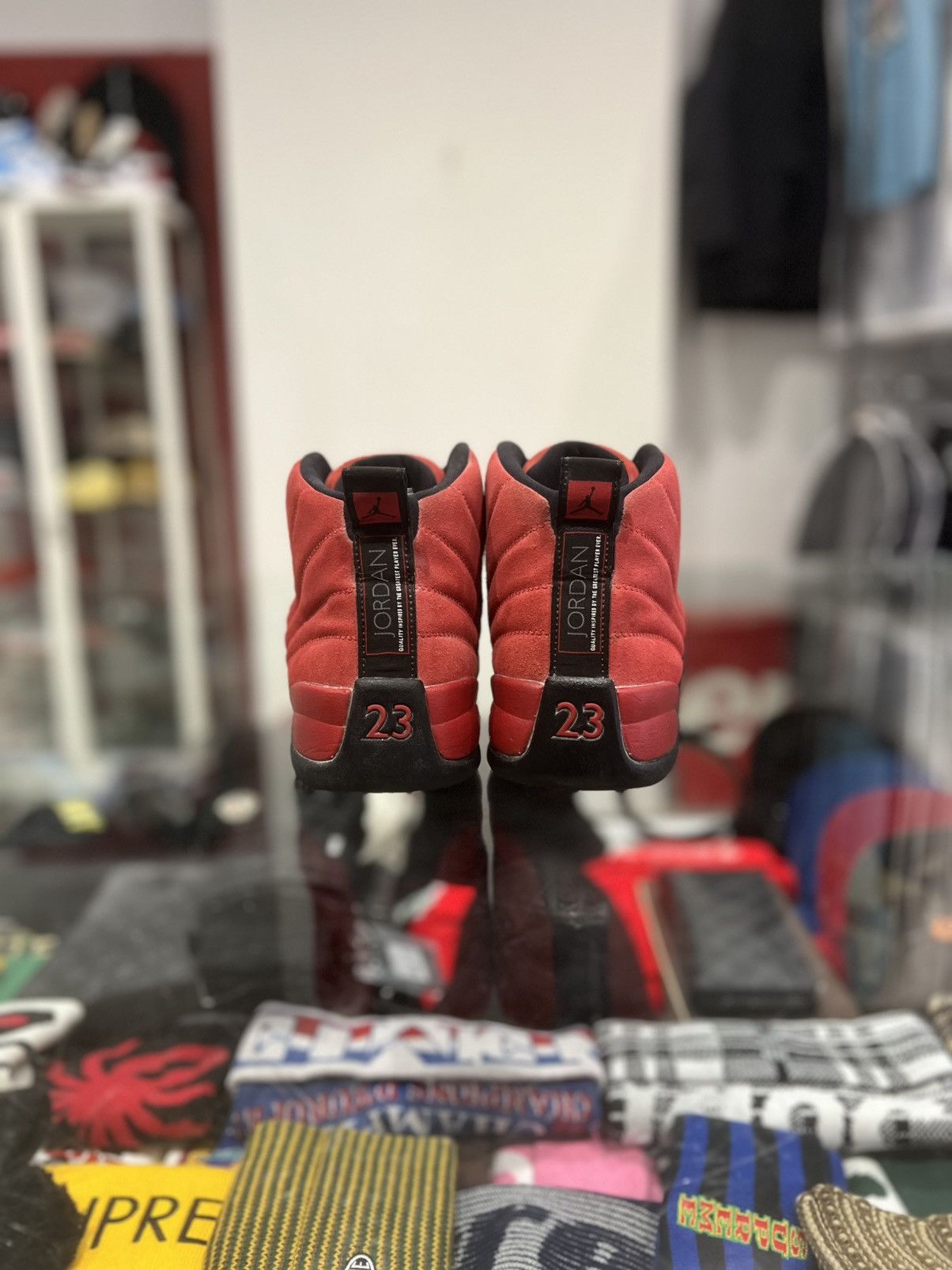 Jordan Brand Jordan 12 Reverse Flu Game Size: 10.5 Size US 10.5 / EU 43-44 - 4 Thumbnail
