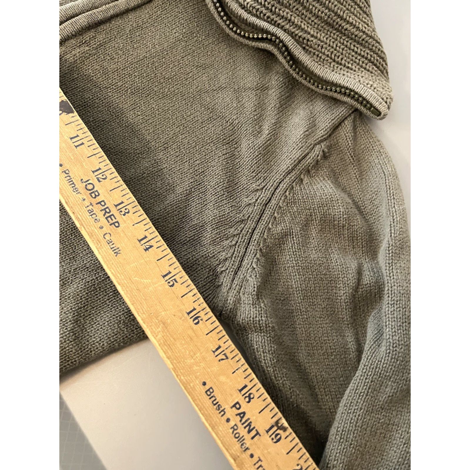 H&M H&M Logg Women's Full Zip Sweater Size M Green Tunic Long Sleeve Cardigan Style Size M / US 6-8 / IT 42-44 - 5 Thumbnail