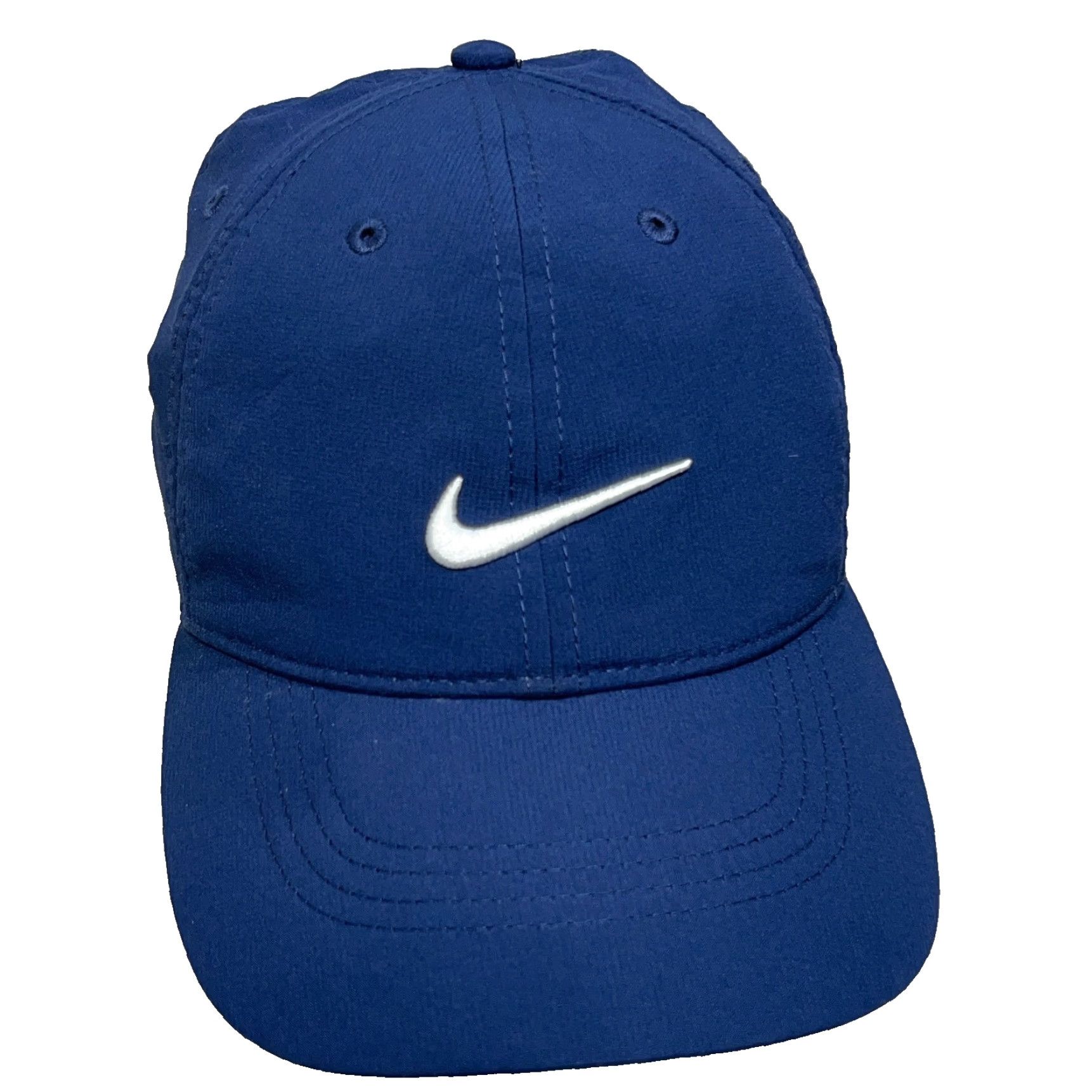 Nike Nike Dri-Fit Hat Cap Blue Strap Back Performance Legacy91 Golf Mens Swoosh M22 Size ONE SIZE - 2 Thumbnail