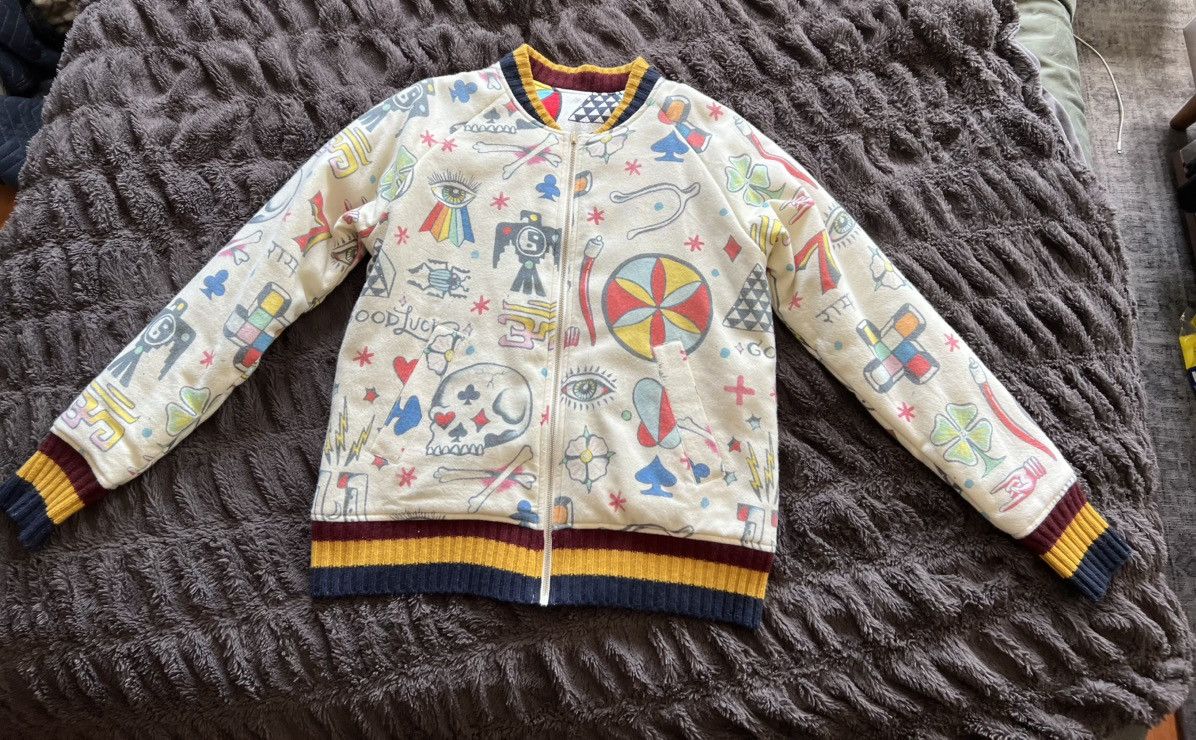 The Elder Statesman The Elder Statesman Reversible Cashmere Bomber Rare Size US L / EU 52-54 / 3 - 5 Thumbnail