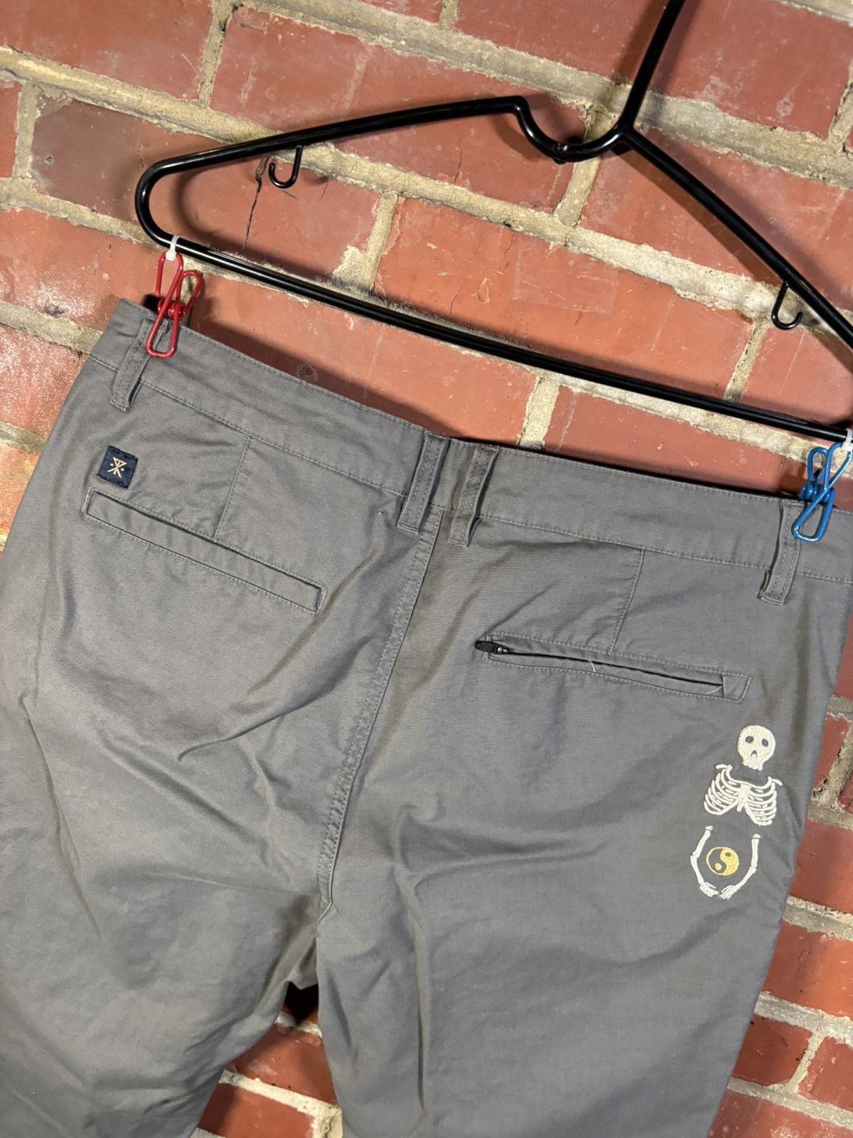 Roark Roark Porter 3.0 Embroidered Chino Skeleton Men 34 R 35x31.5 Size US 34 / EU 50 - 6 Thumbnail
