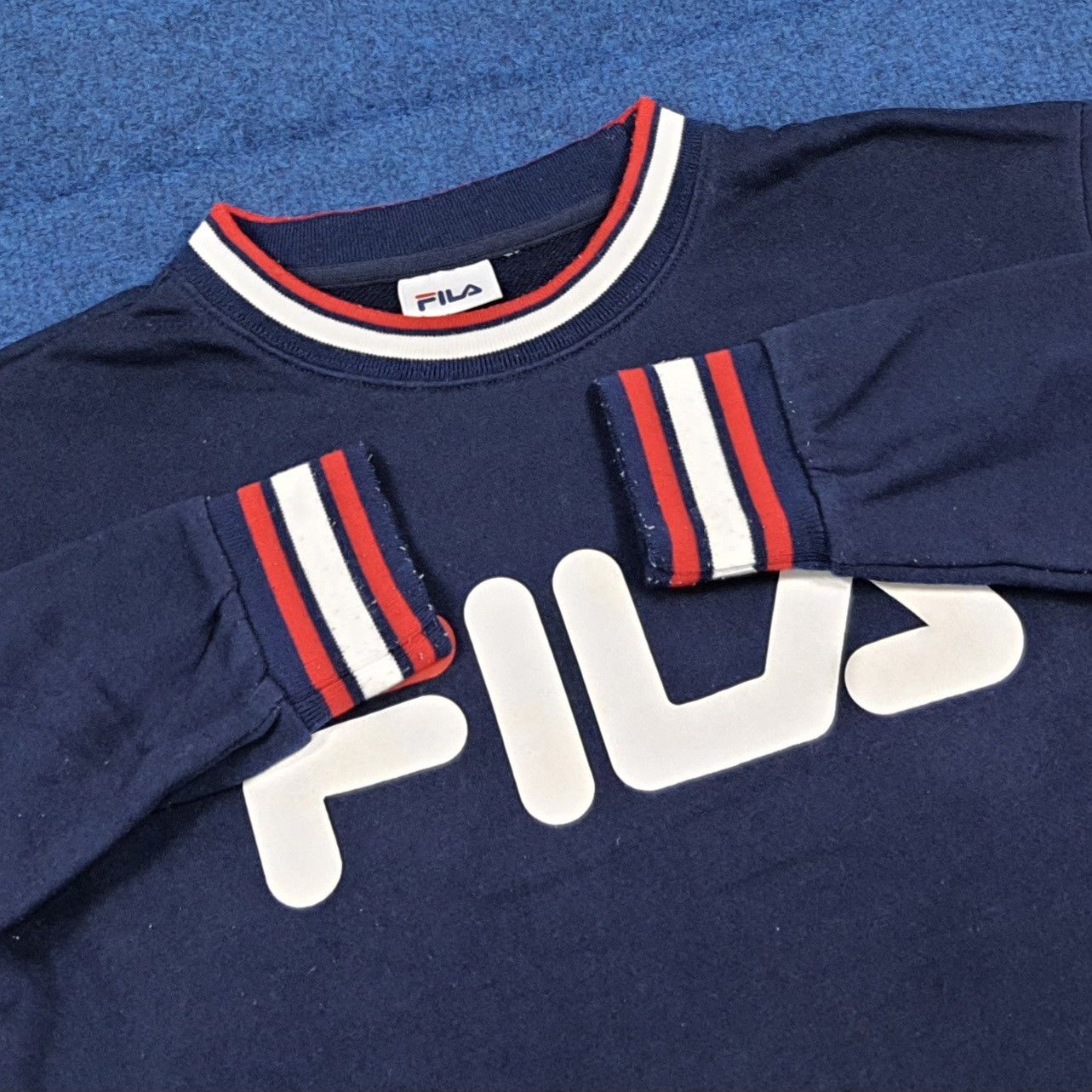 Fila Vintage Retro FILA Large Logo Sweatshirt Crewneck C292N15 Size US S / EU 44-46 / 1 - 5 Thumbnail