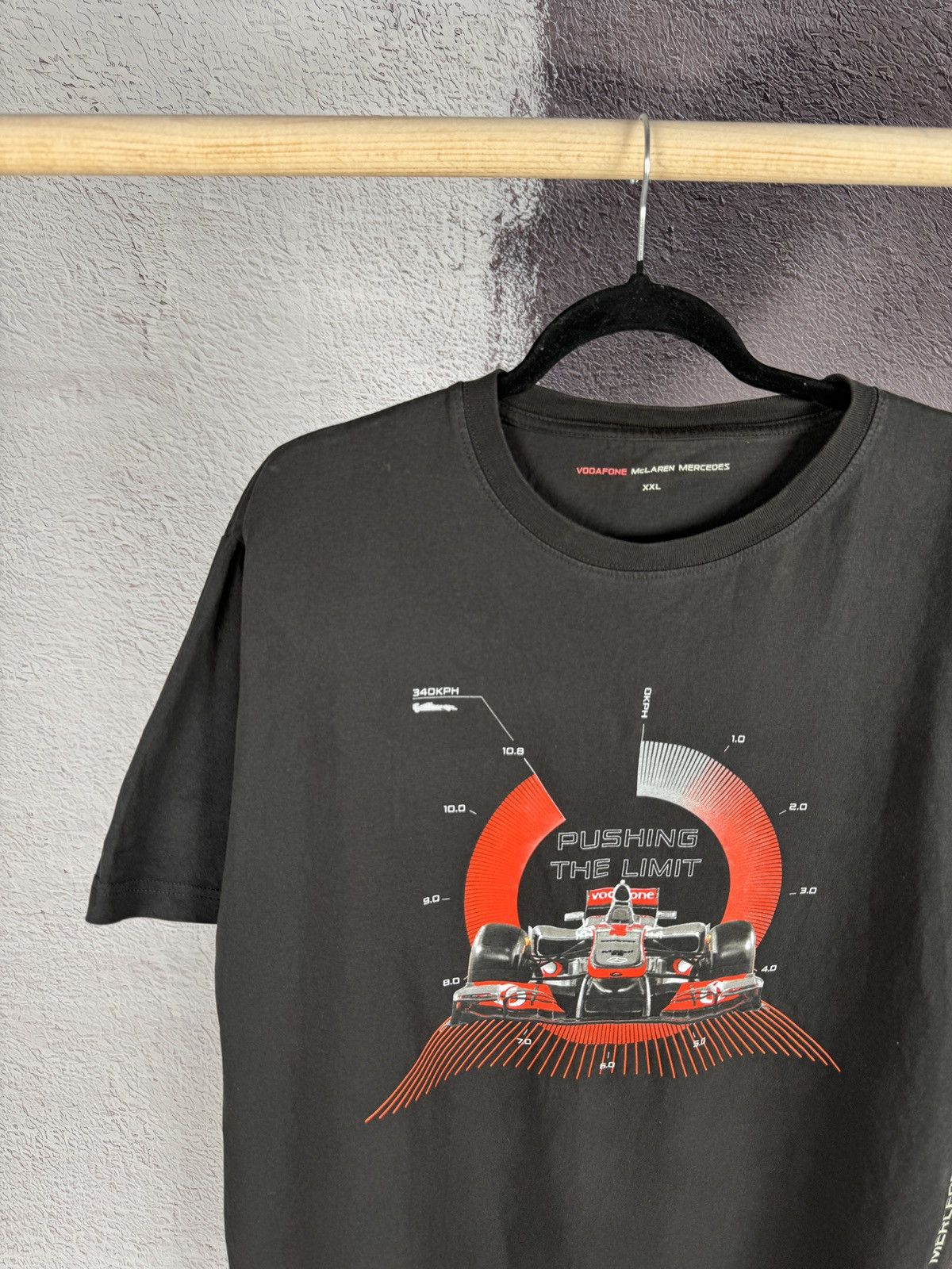 Mercedes-Benz × Vintage Vintage Rare Vodafone McLaren Mercedes pushing the limit tee Size US XXL / EU 58 / 5 - 3 Thumbnail