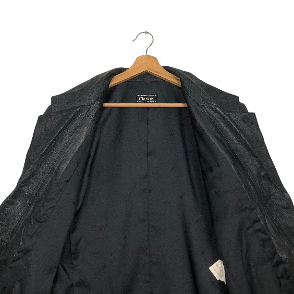 Japanese Brand 🔥VINTAGE LEATHER JACKET COATS CIZENNE ISSEY MIYAKE Size US M / EU 48-50 / 2 - 16 Thumbnail