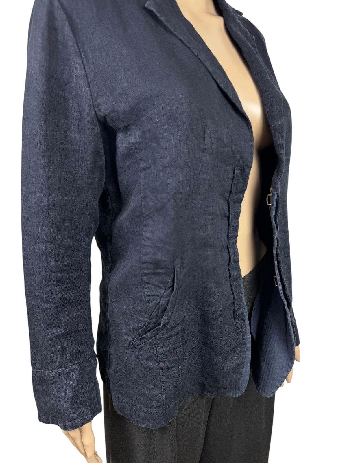 Pas de Calais Pas de Calais Linen Blazer size L Size L / US 10 / IT 46 - 8 Thumbnail