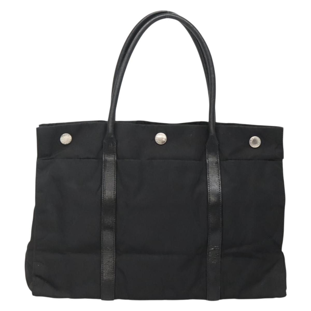 Prada PRADA Hand Bag Nylon Black Silver Size ONE SIZE - 3 Thumbnail
