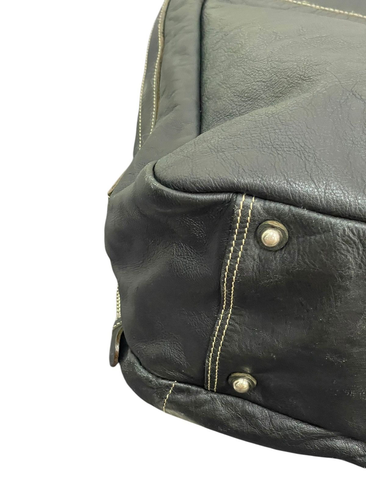 Genuine Leather Full Leather Nasimo Duffle Travel Bag 1🟩9 Size ONE SIZE - 15 Thumbnail