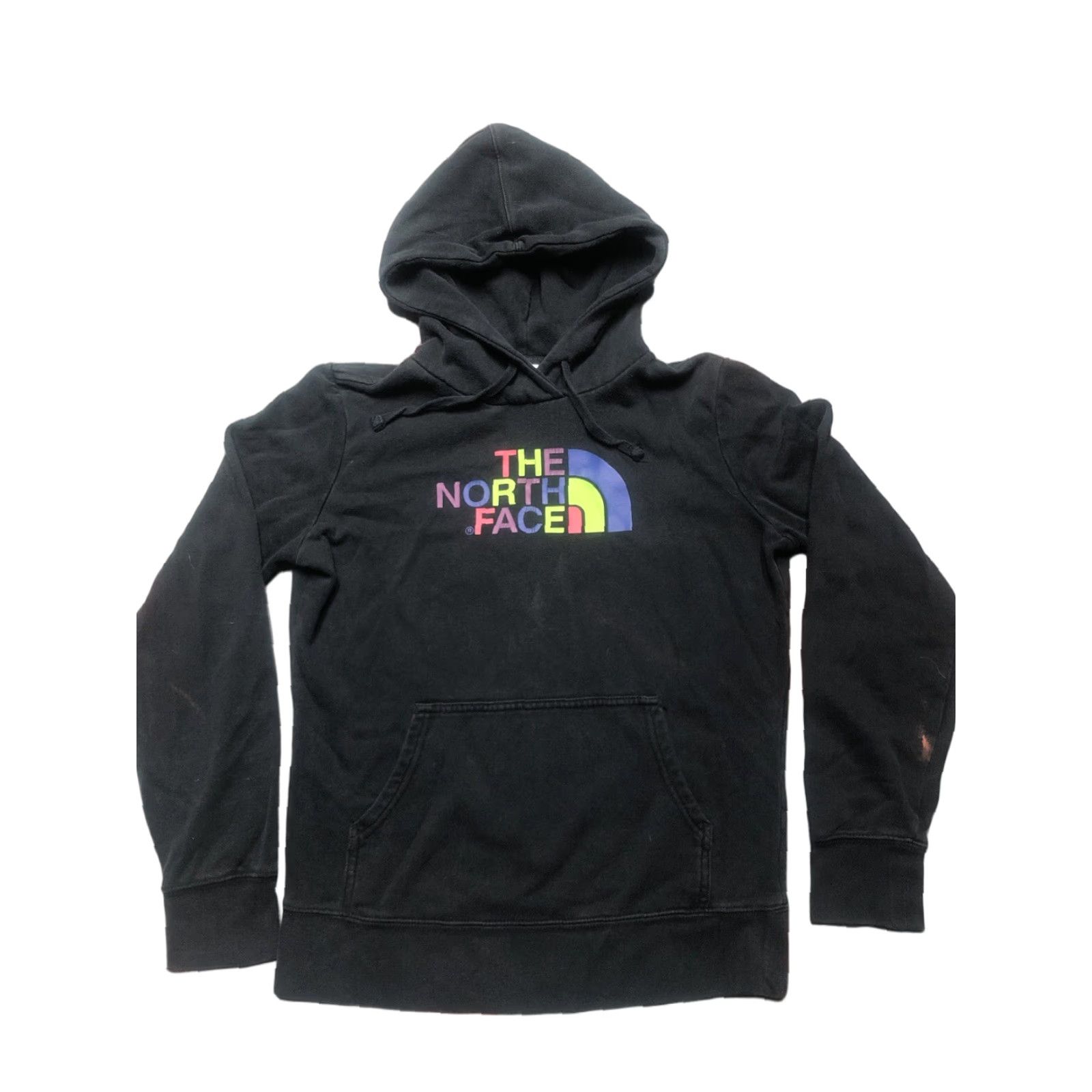 The North Face VINTAGE The North Face Hoodie Pullover Rainbow Logo Authentic Women's Small Size S / US 4 / IT 40 - 1 Thumbnail