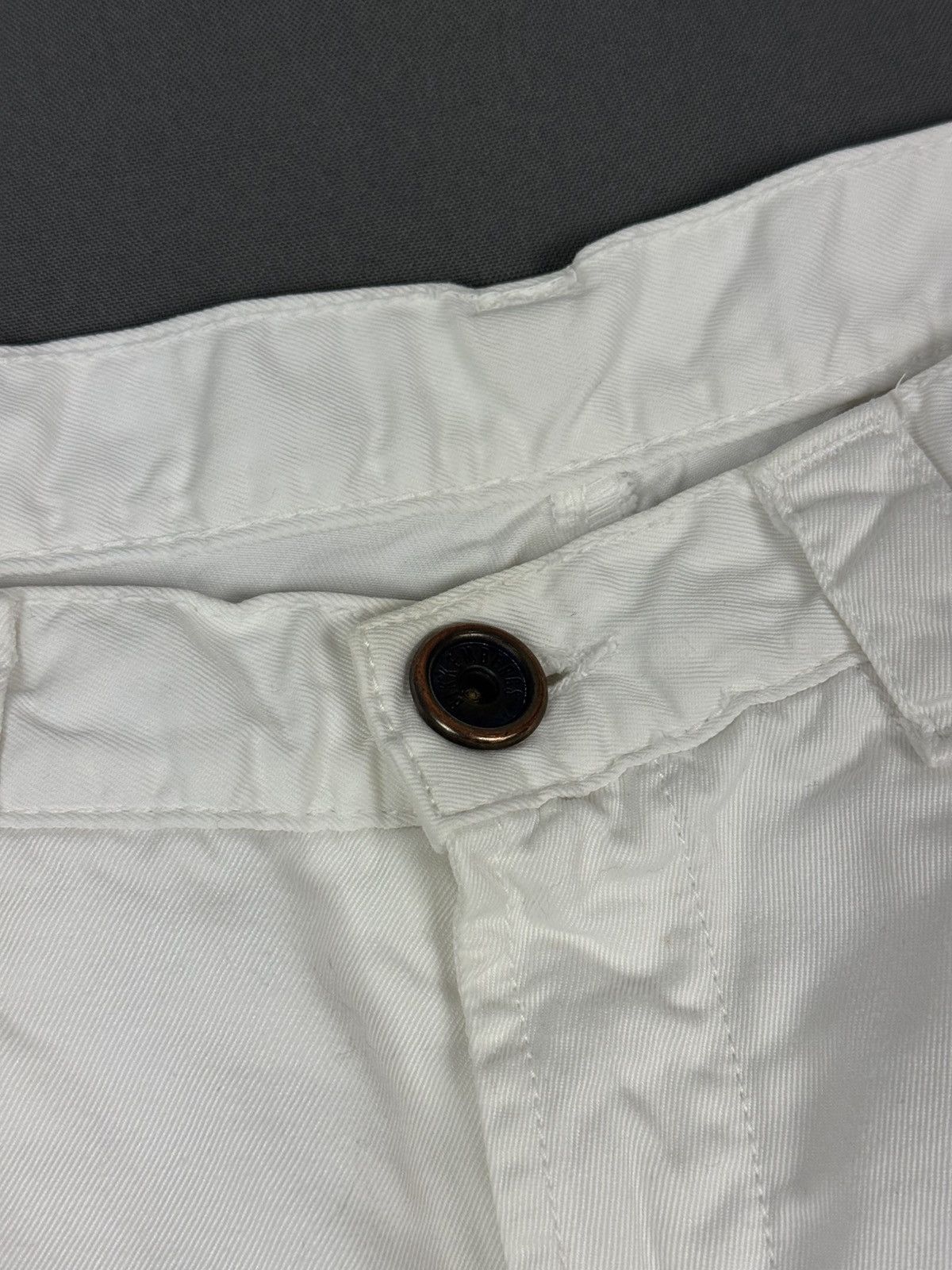 Dirk Bikkembergs Y2K Vintage Faded Dirk Bikkembergs White Workwear Pants Size 34" / US 12 / IT 48 - 8 Thumbnail