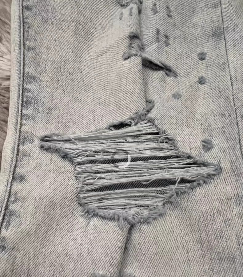 Amiri Amiri Blue Big Destruction Brand New Jeans 2501-Nextarrow Size US 30 / EU 46 - 2 Thumbnail