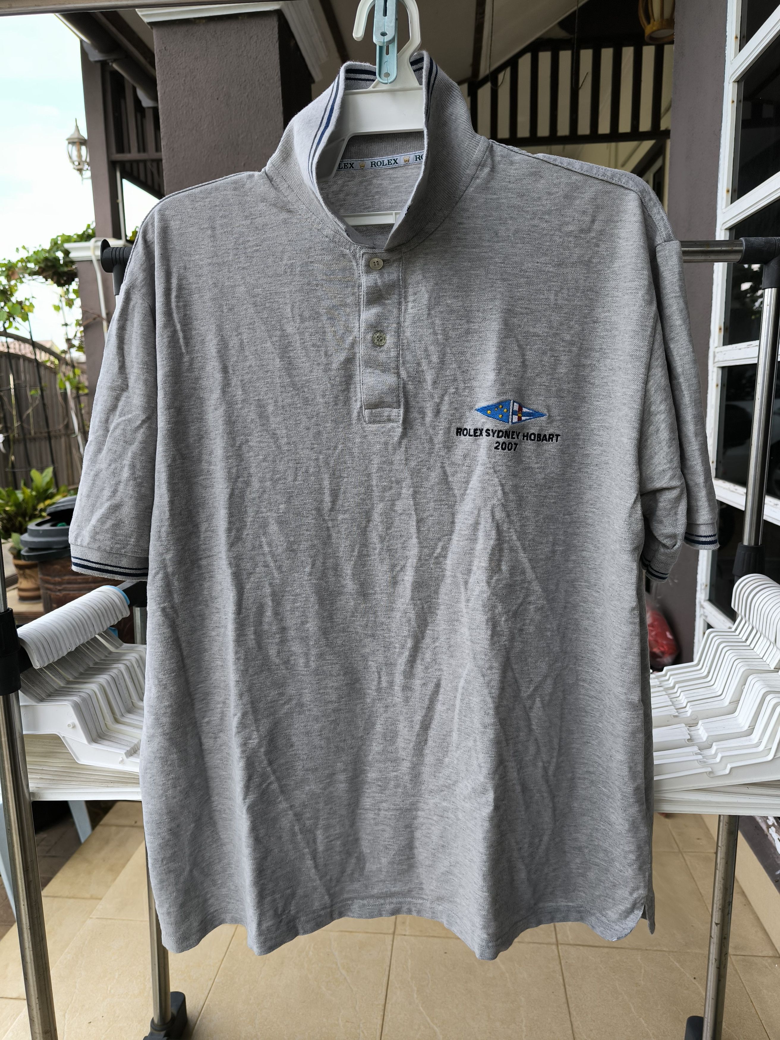 Rolex Rolex Sydney Hobart 2007 Made in Italy Polo Shirt Size US XXL / EU 58 / 5 - 1 Thumbnail