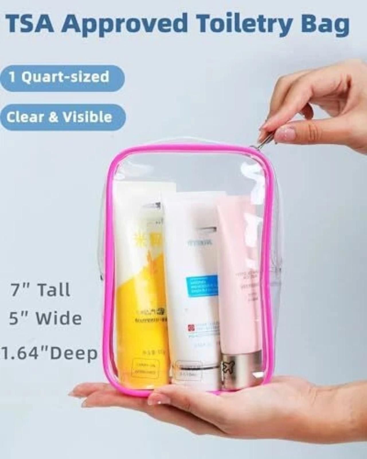 Other 4 Pack TSA Approved Clear Toiletry Bags Size ONE SIZE - 2 Thumbnail