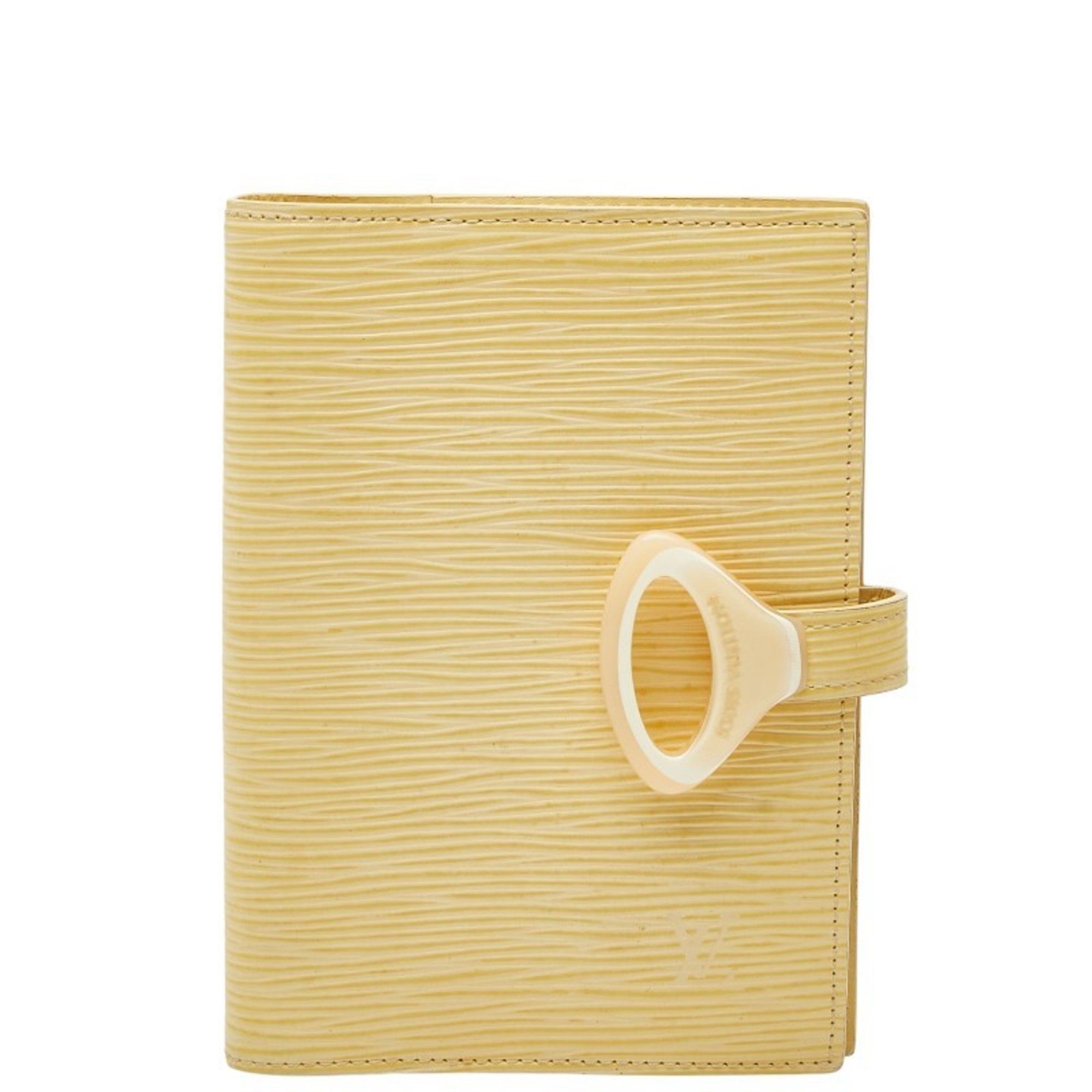 Louis Vuitton Louis Vuitton Epi Agenda PM Notebook Cover R2009A Vanille Yellow Leather Women's LOUIS VUITTON Size ONE SIZE - 1 Thumbnail