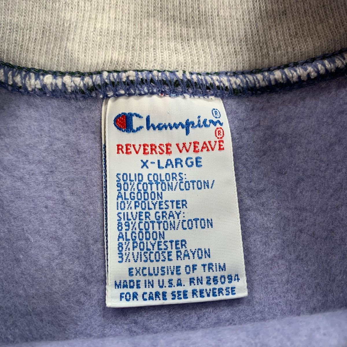 Champion Vintage 90s Champion Reverse Weave Elbow Patch Sweatshirt Size US XL / EU 56 / 4 - 5 Thumbnail