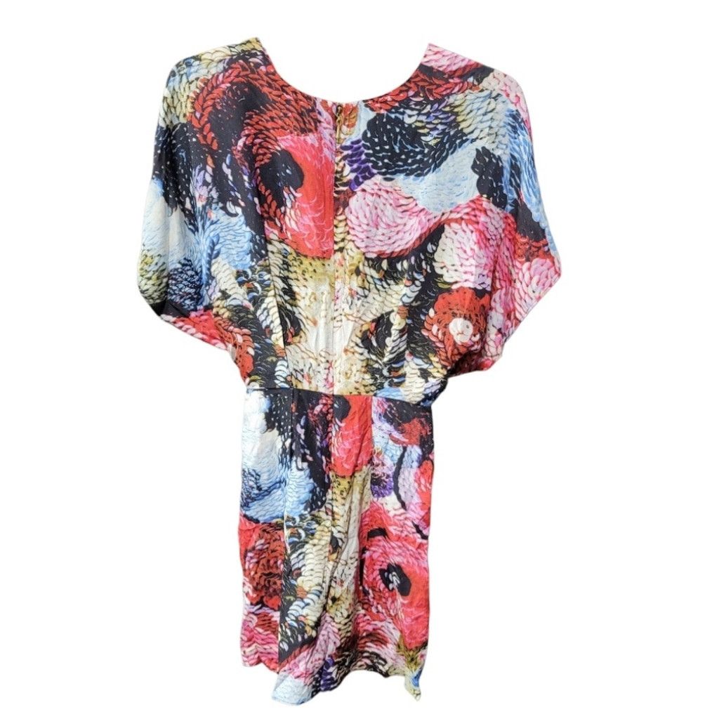 Anthropologie EUC Leifsdottir for Anthropologie Rare River Fish Dress Size XS / US 0-2 / IT 36-38 - 5 Thumbnail