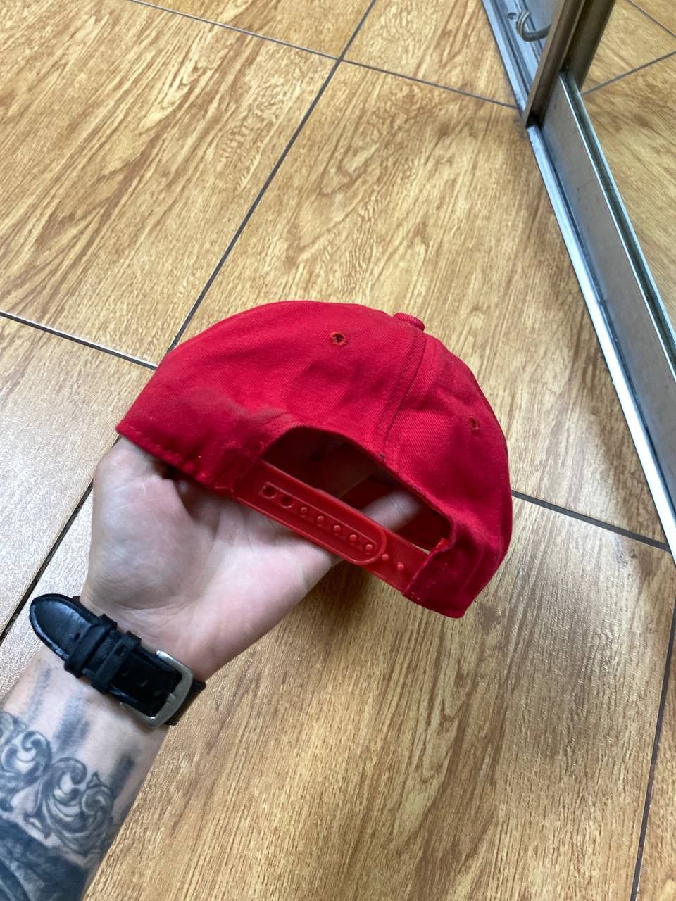 Fox Racing × Vintage Vintage Y2K Fox Racing Baseball Cap Hat Red Size ONE SIZE - 9 Thumbnail