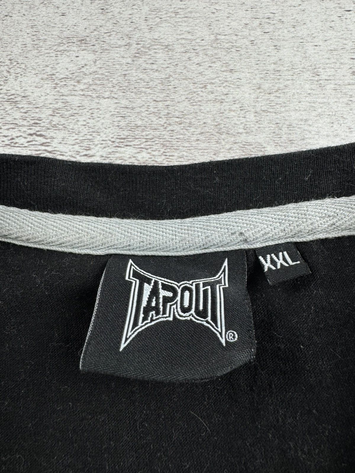 Tapout TAPOUT in Affliction Style Vintage Rap Hip Hop Black Graphic Jersey T Shirt Tee Size US XL / EU 56 / 4 - 7 Thumbnail