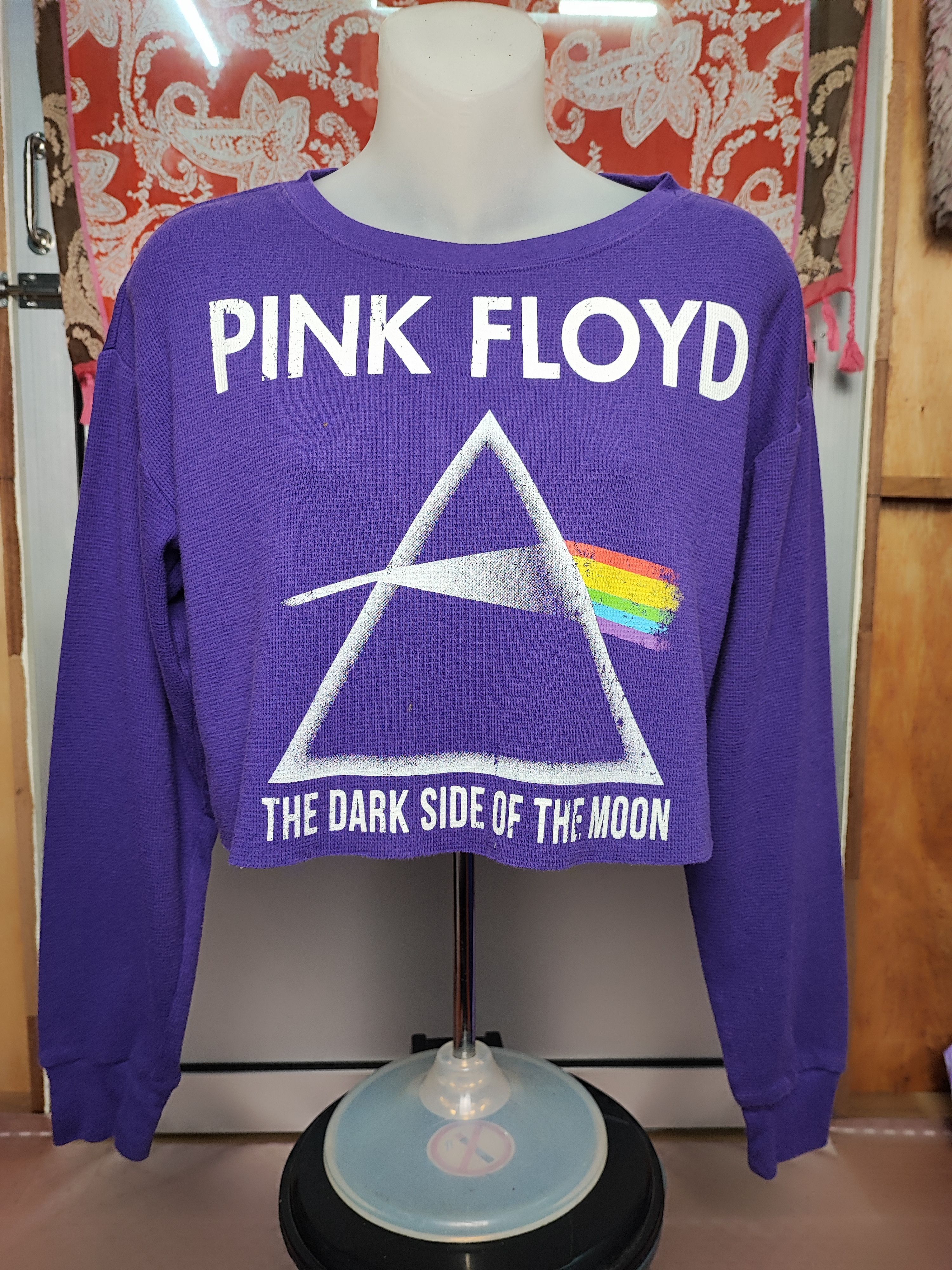 Band Tees × Pink Floyd Pink Floyd Crop Top Women Size S / US 4 / IT 40 - 15 Thumbnail