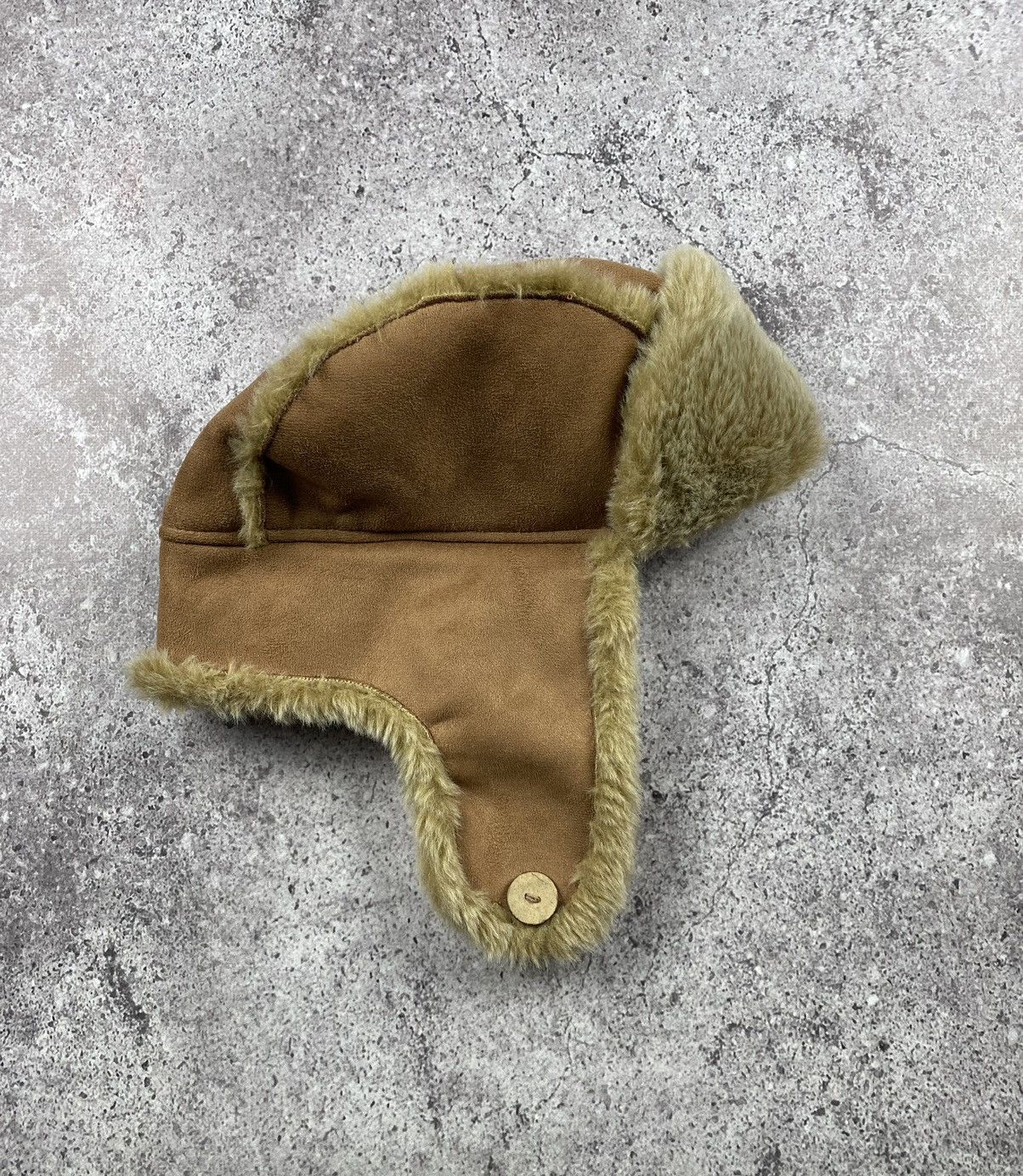 Japanese Brand × Vintage Y2K Faux Fur Ushanka Vintage Fuzzy Warm Trapper Hat Size ONE SIZE - 1 Thumbnail