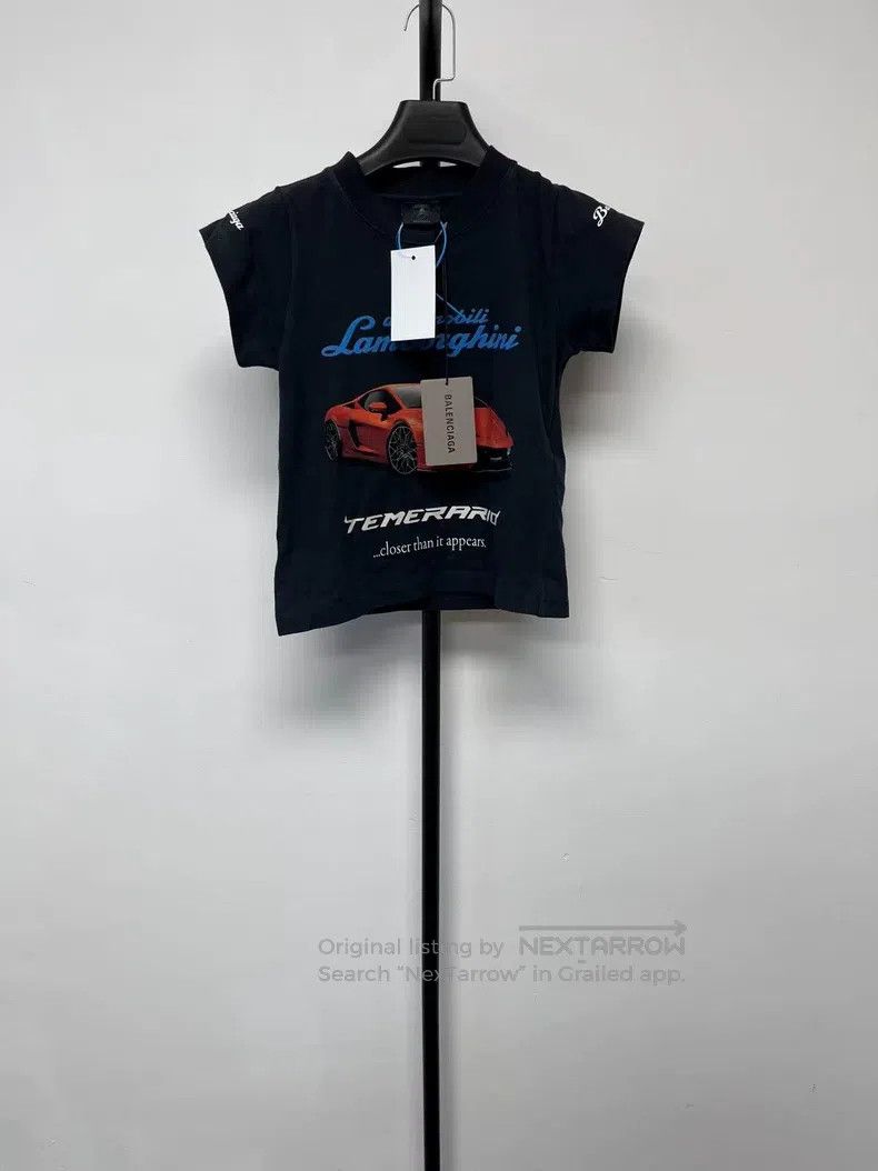 Balenciaga Balenciaga Collaboration limited edition faded stretch rou Size S / US 4 / IT 40 - 1 Thumbnail