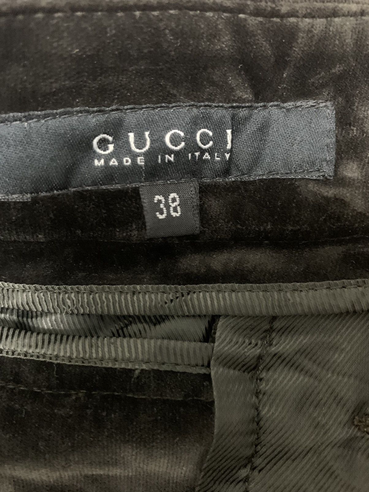 Gucci Gucci Brown Velvet Tailored Trousers Made in Italy Size 28" / US 6 / IT 42 - 13 Thumbnail