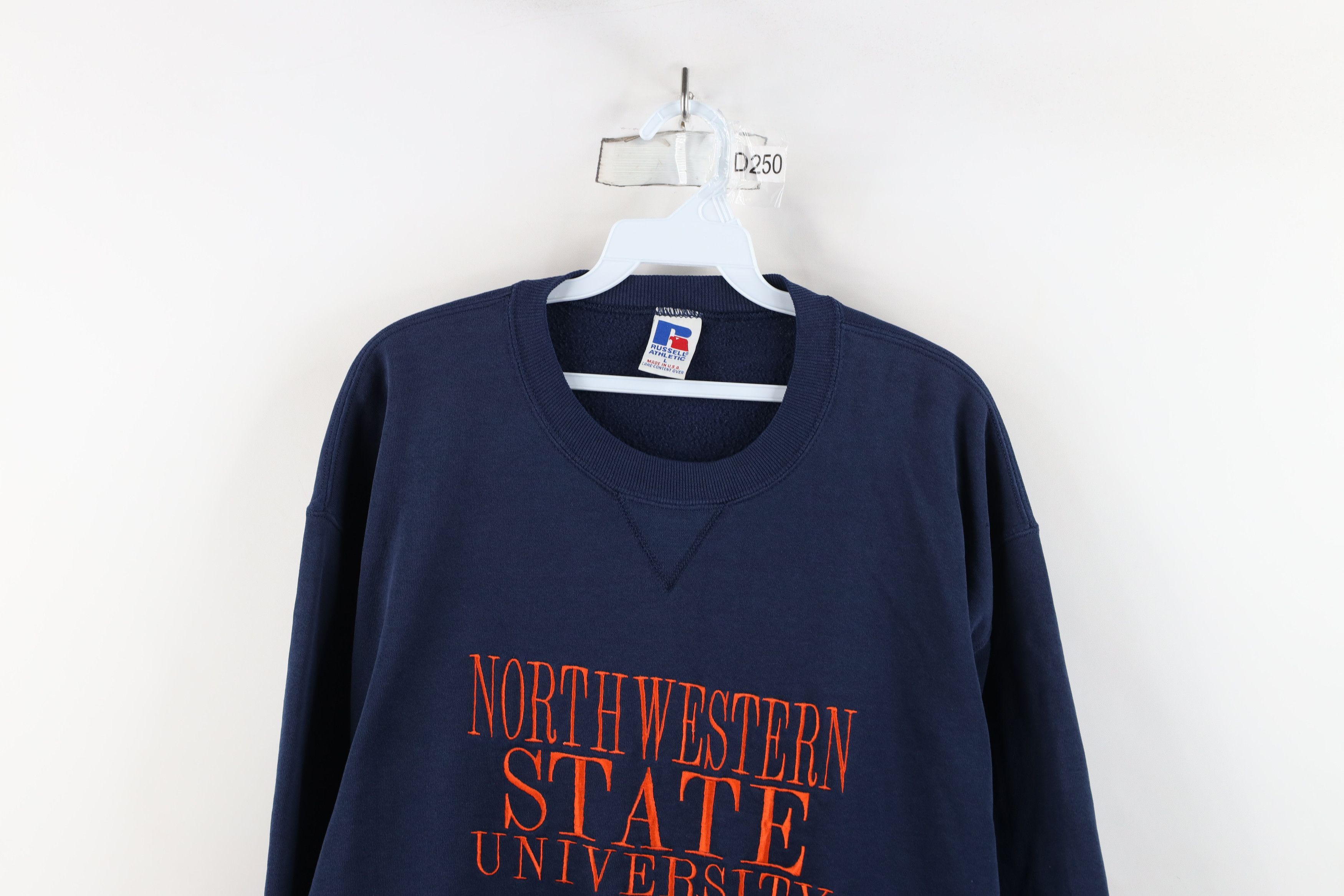 Russell Athletic × Vintage Vintage 90s Russell Athletic State University Sweatshirt USA Size US L / EU 52-54 / 3 - 2 Thumbnail
