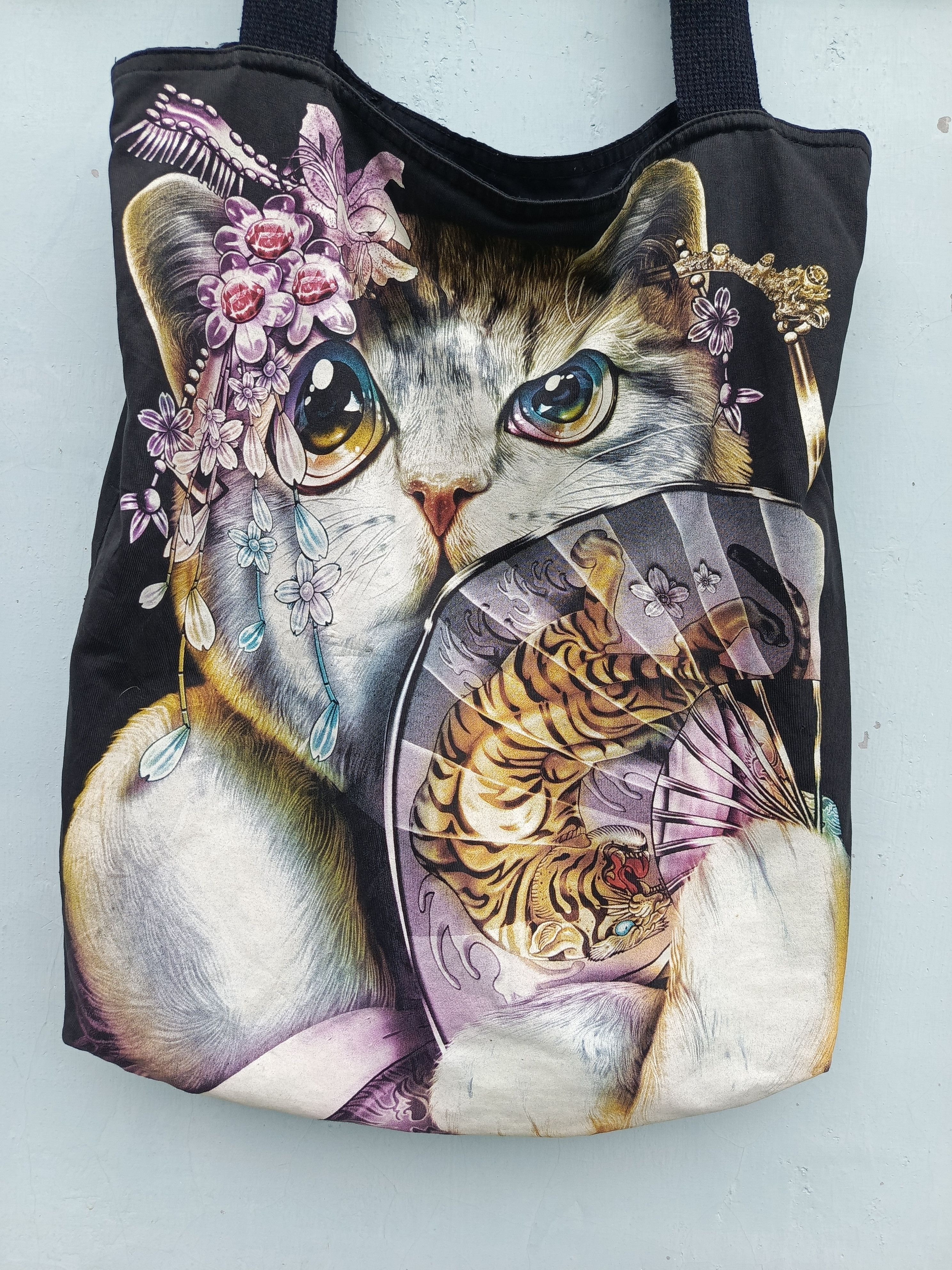 Other Caballo cat full print tote bag Size ONE SIZE - 3 Thumbnail