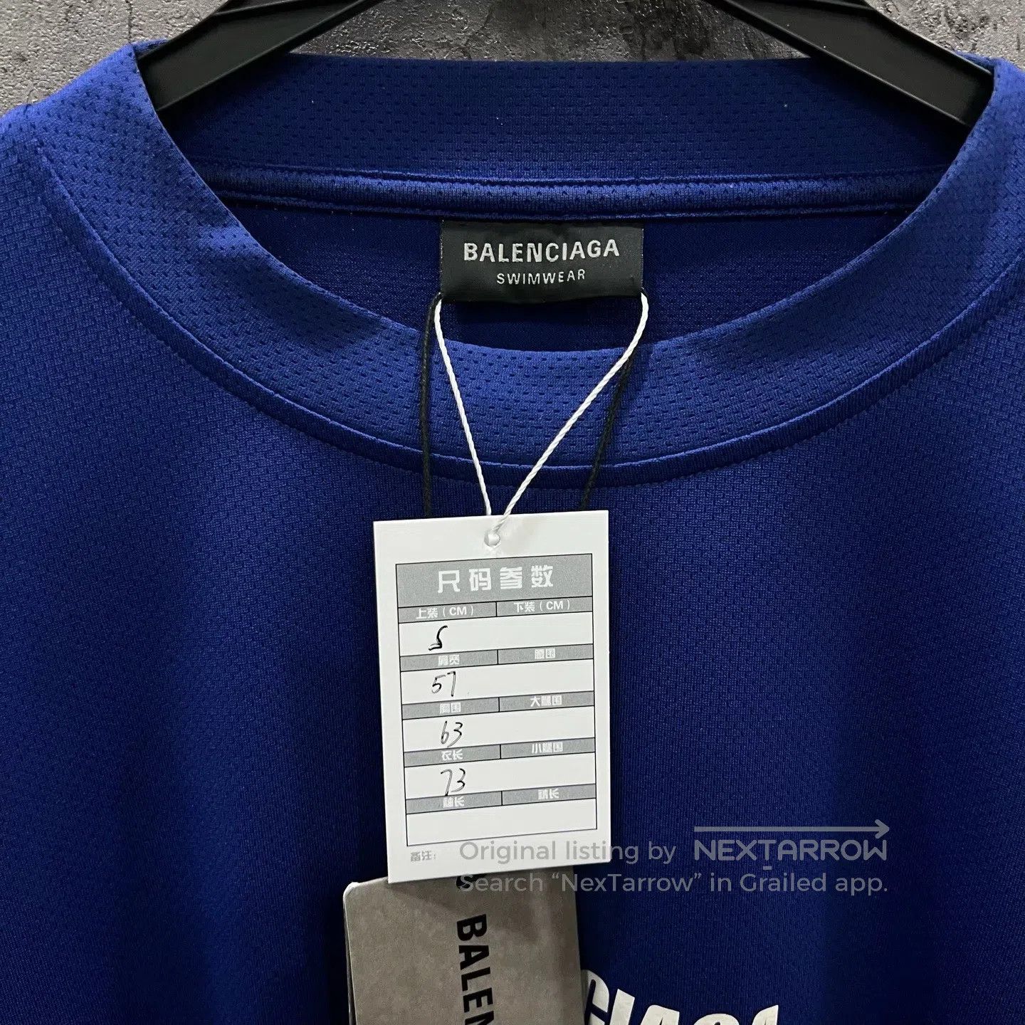 Balenciaga Balenciaga Letter Logo Quick-dry Short Sleeve| Size US S / EU 44-46 / 1 - 3 Thumbnail