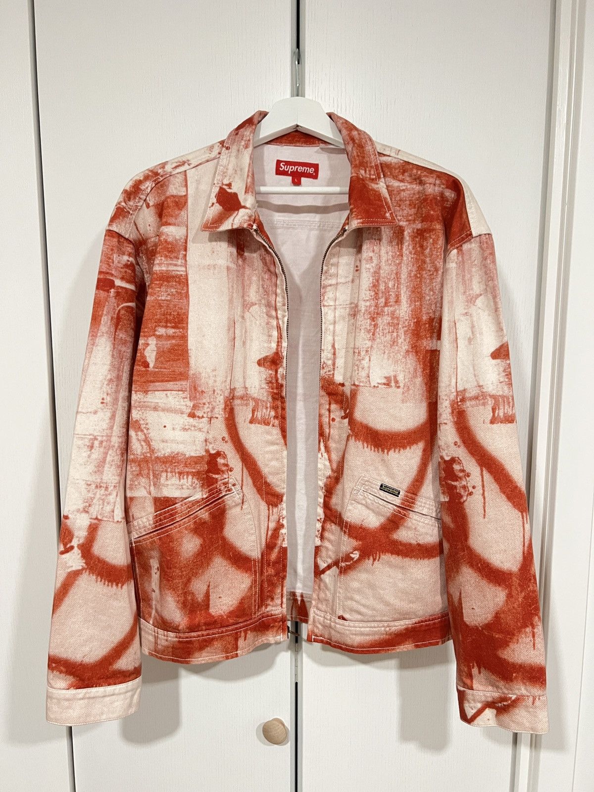 Supreme Supreme / Christopher Wool Denim Work Jacket, | Grailed