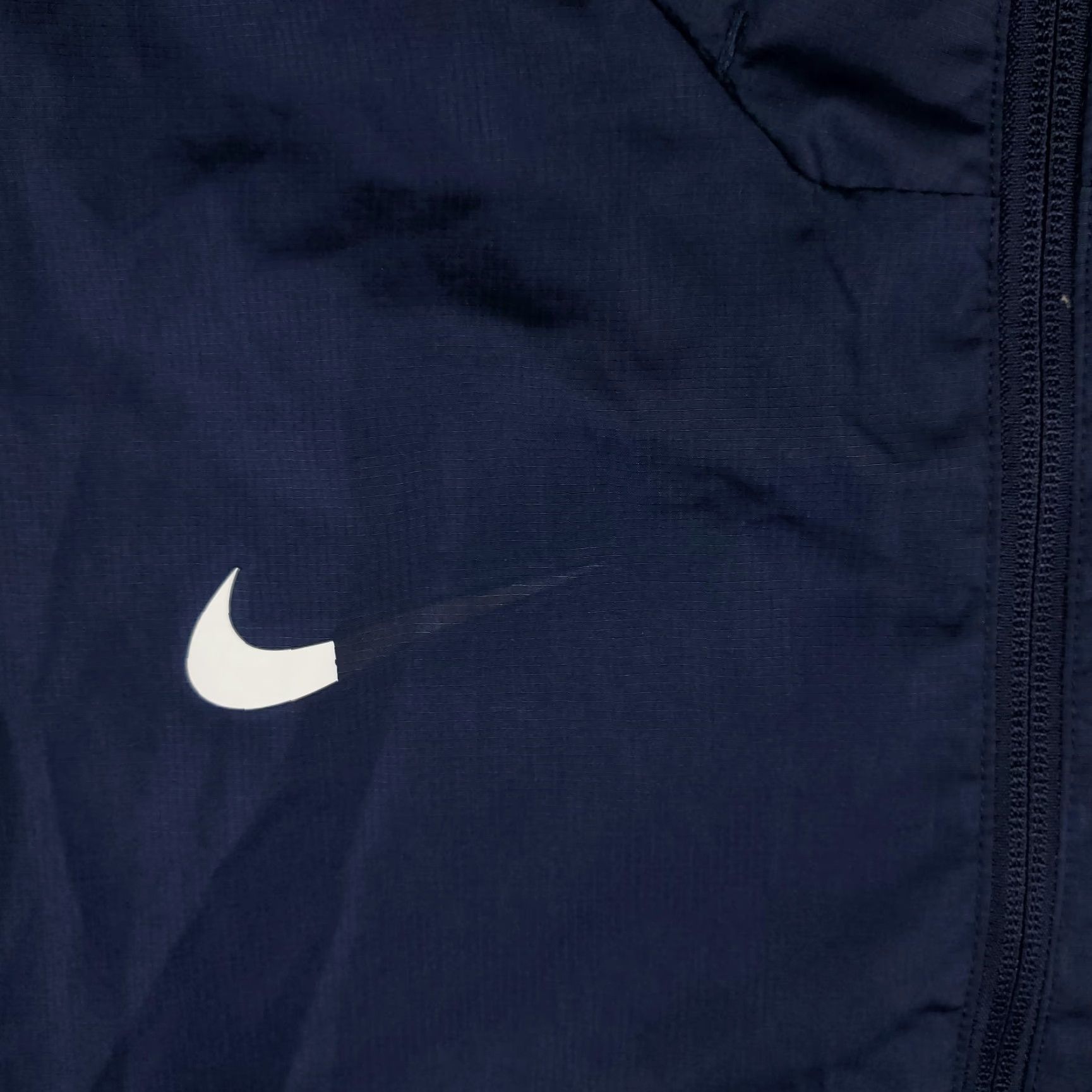 Nike Nike Jacket Mens XL Blue Parkland Soccer Zip Hoodie Windbreaker Stained Size US XL / EU 56 / 4 - 3 Thumbnail