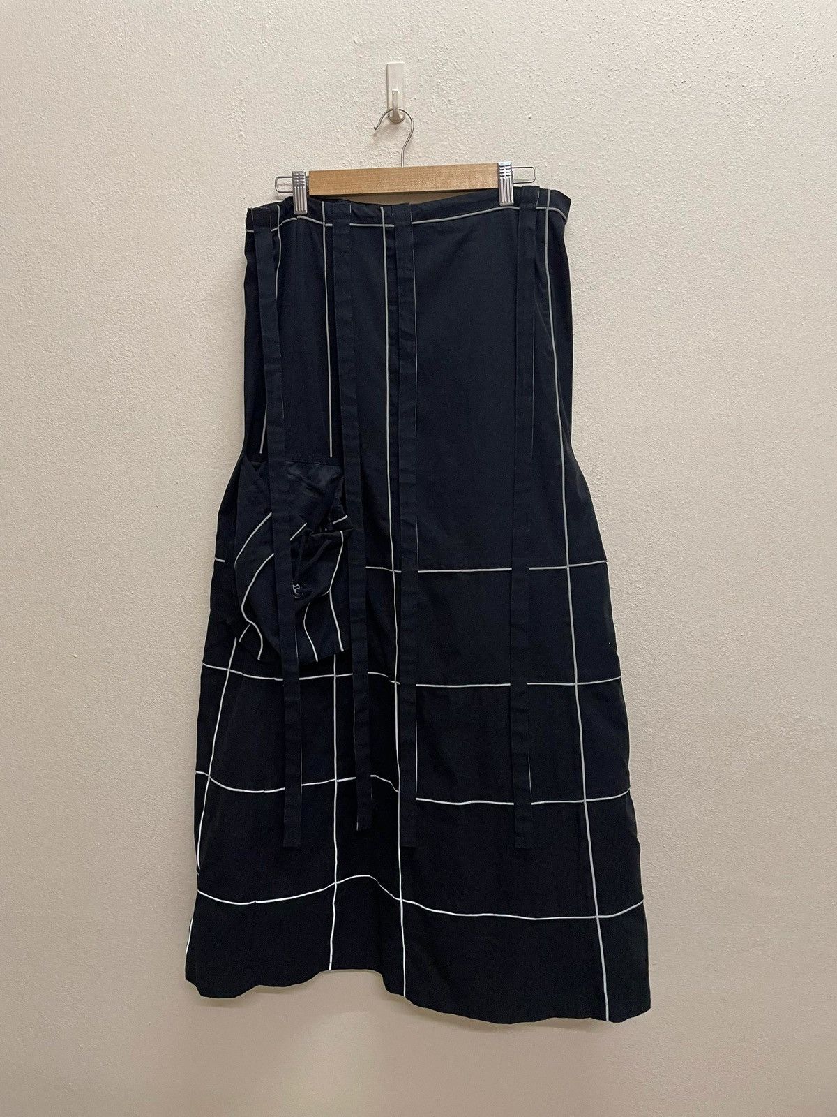 If Six Was Nine Japanese Brand Streetwear VINTAGE Y2K ILLIG BONDAGE CARGO WIDE MAXI SKIRT Grailed