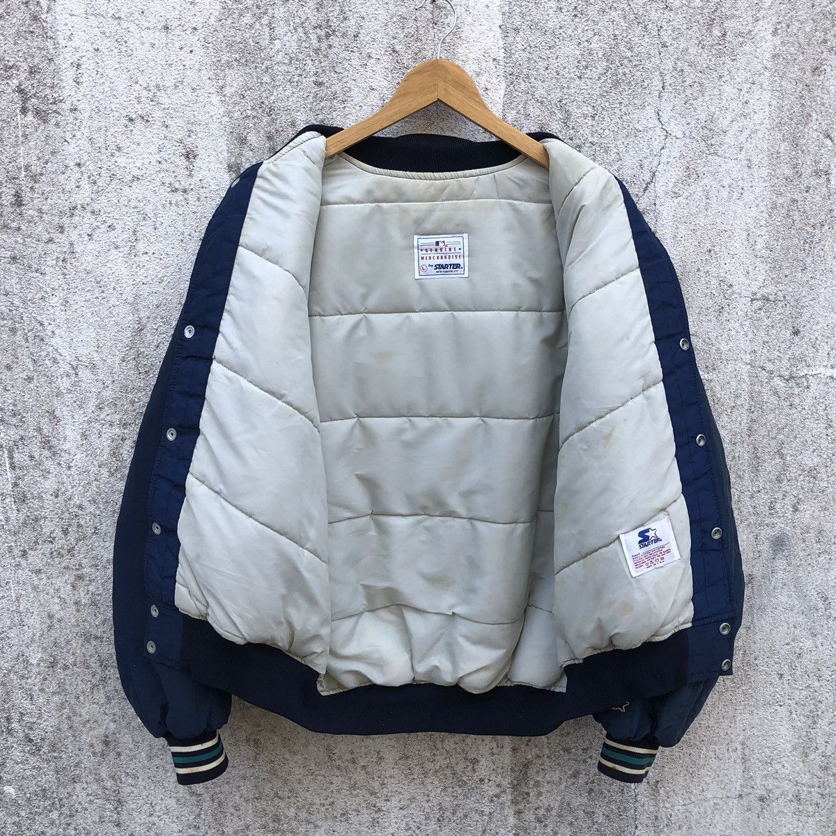 Vintage VTG 80s Seattle Mariners Diamond Collection Starter Jacket Size US L / EU 52-54 / 3 - 18 Thumbnail