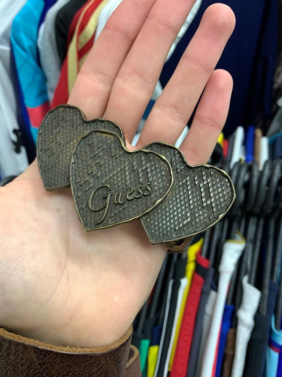 Guess × Hysteric Glamour × Vintage GUESS rare vintage leather punk belt Size ONE SIZE - 2 Thumbnail