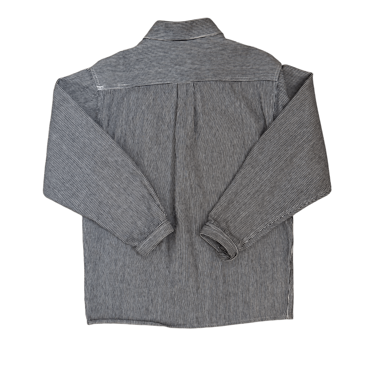 Ben Davis 100% Cotton Cropped Button-Up Hickory Shirt Size US M / EU 48-50 / 2 - 3 Thumbnail