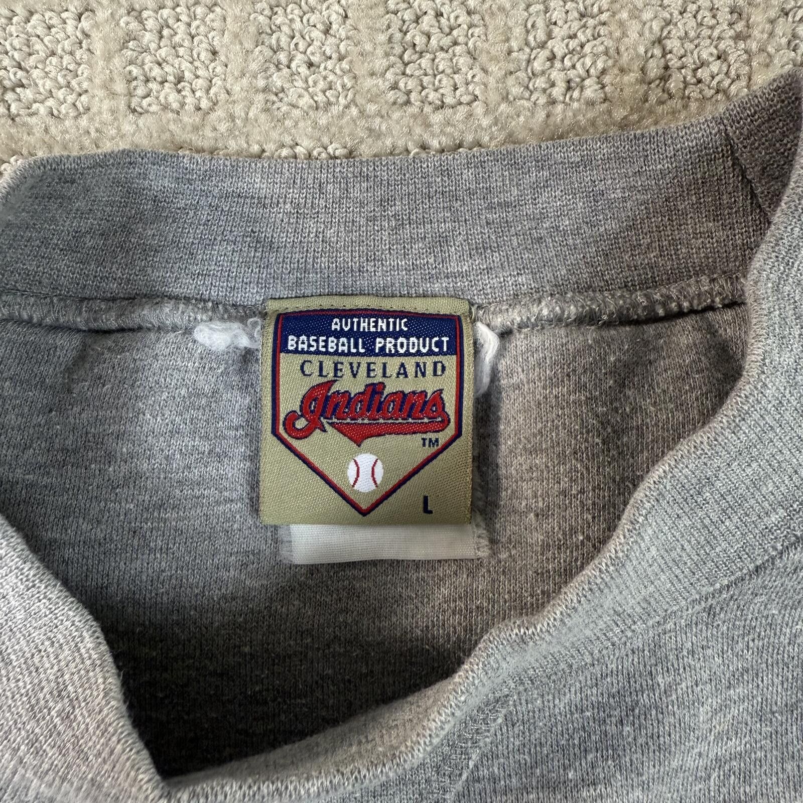 MLB Vintage Cleveland Indians MLB Crewneck Sweatshirt L Size US L / EU 52-54 / 3 - 6 Thumbnail