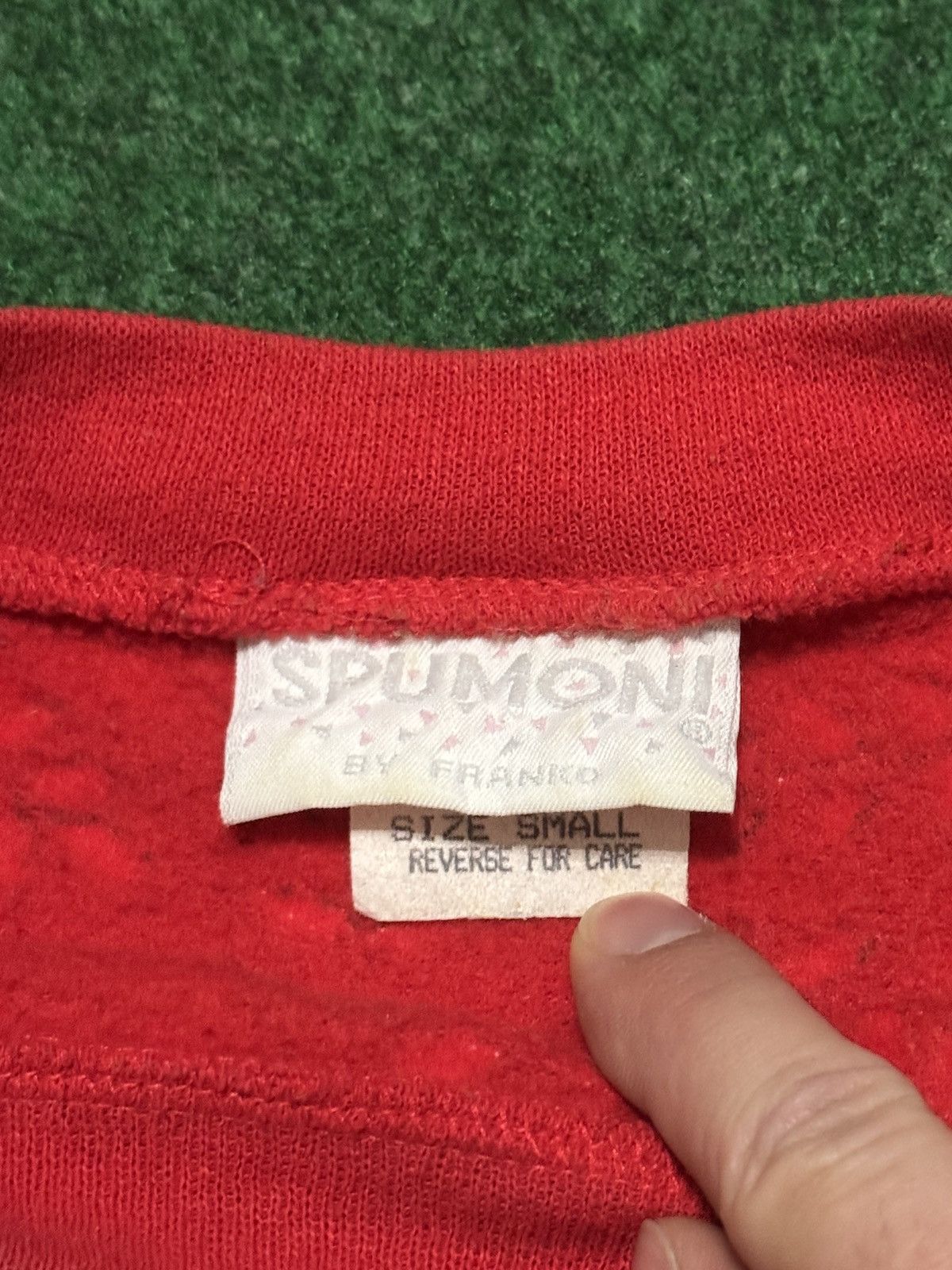 Vintage Vintage 80s 90s Christmas Retro Puff Red Sm Ugly Sweater Size S / US 4 / IT 40 - 3 Thumbnail