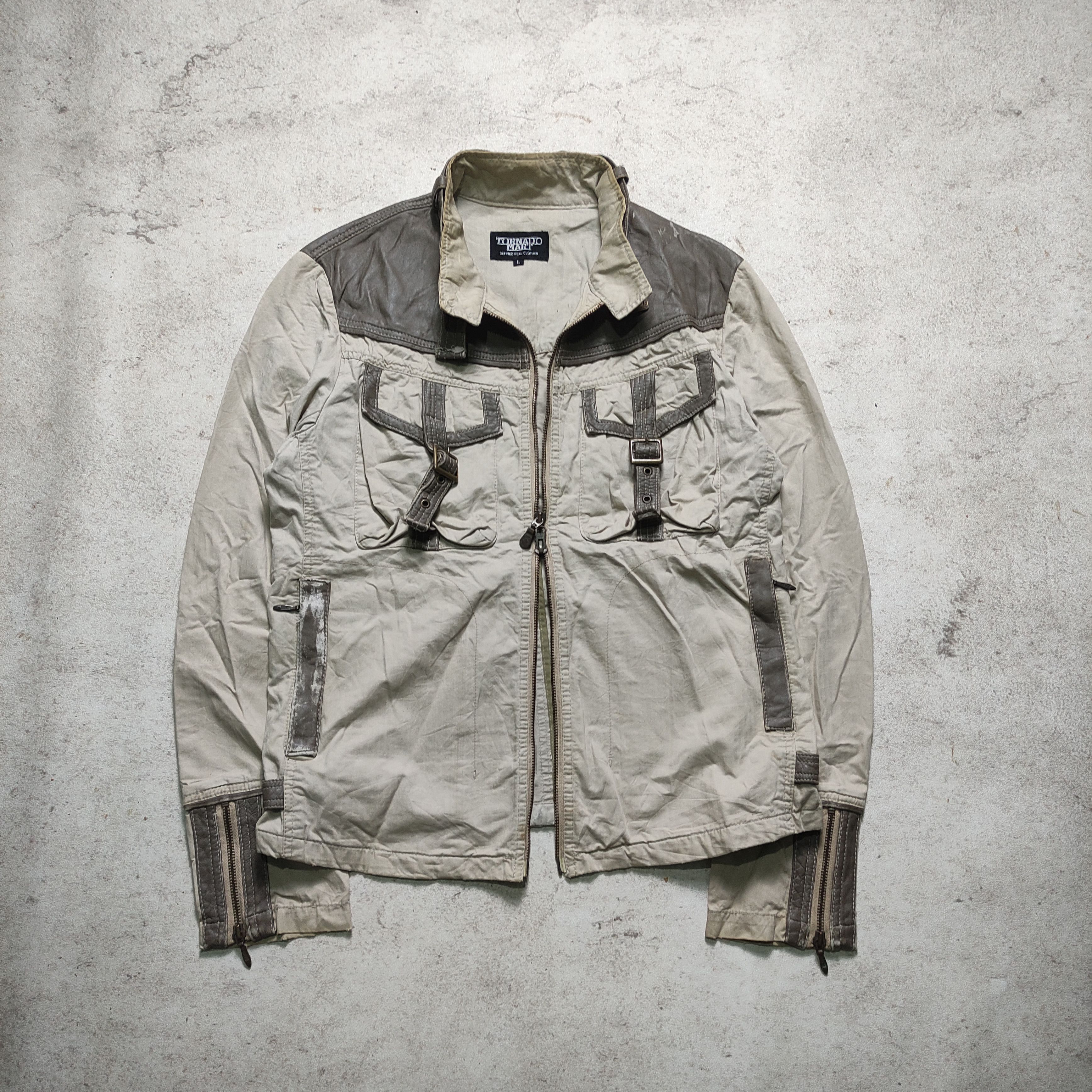 Japanese Brand × Tornado Mart × Yasuyuki Ishii Tornado Mart Bikers Jacket Japanese Brand Size US L / EU 52-54 / 3 - 1 Thumbnail