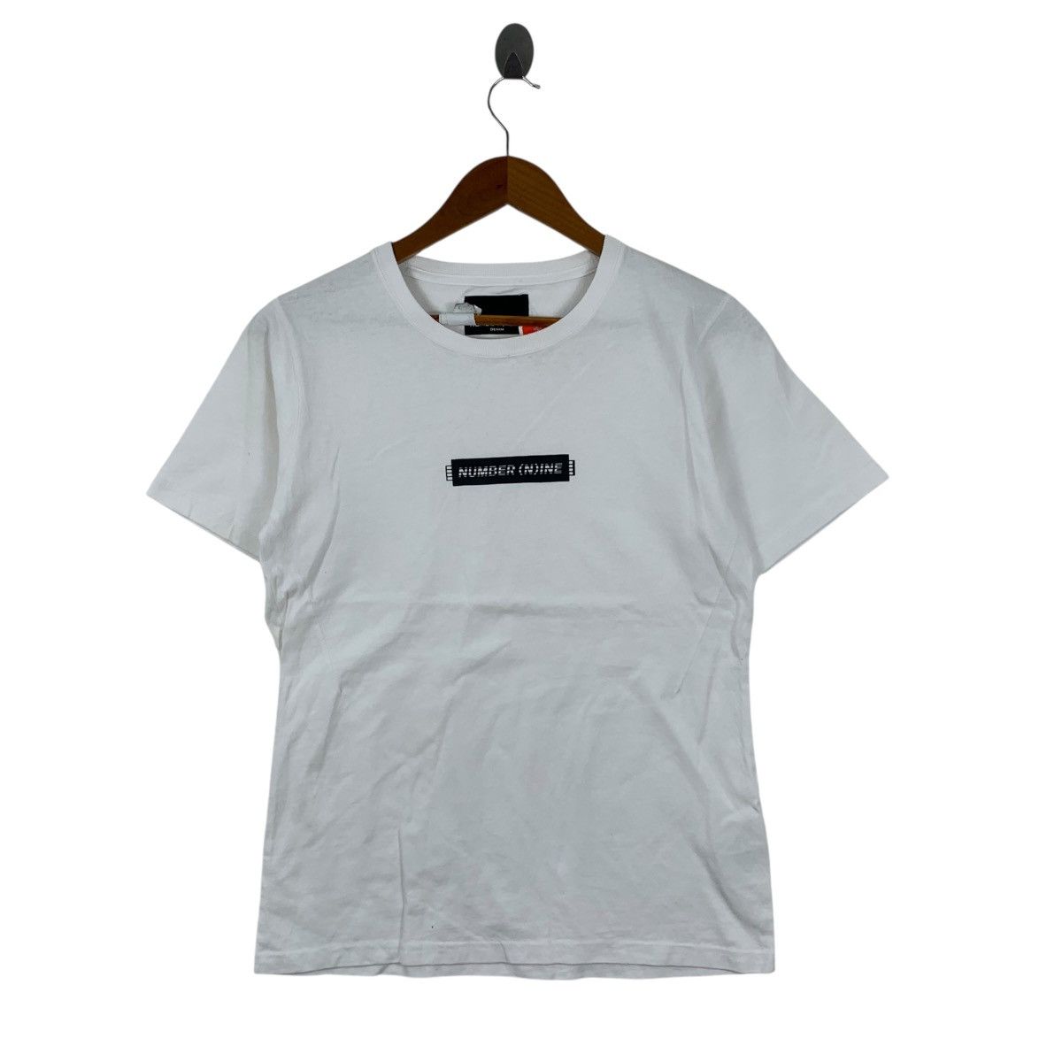 Japanese Brand NUMBER NINE DENIM Box Logo (N)ine Japanese Brand Tshirt Size S / US 4 / IT 40 - 1 Thumbnail
