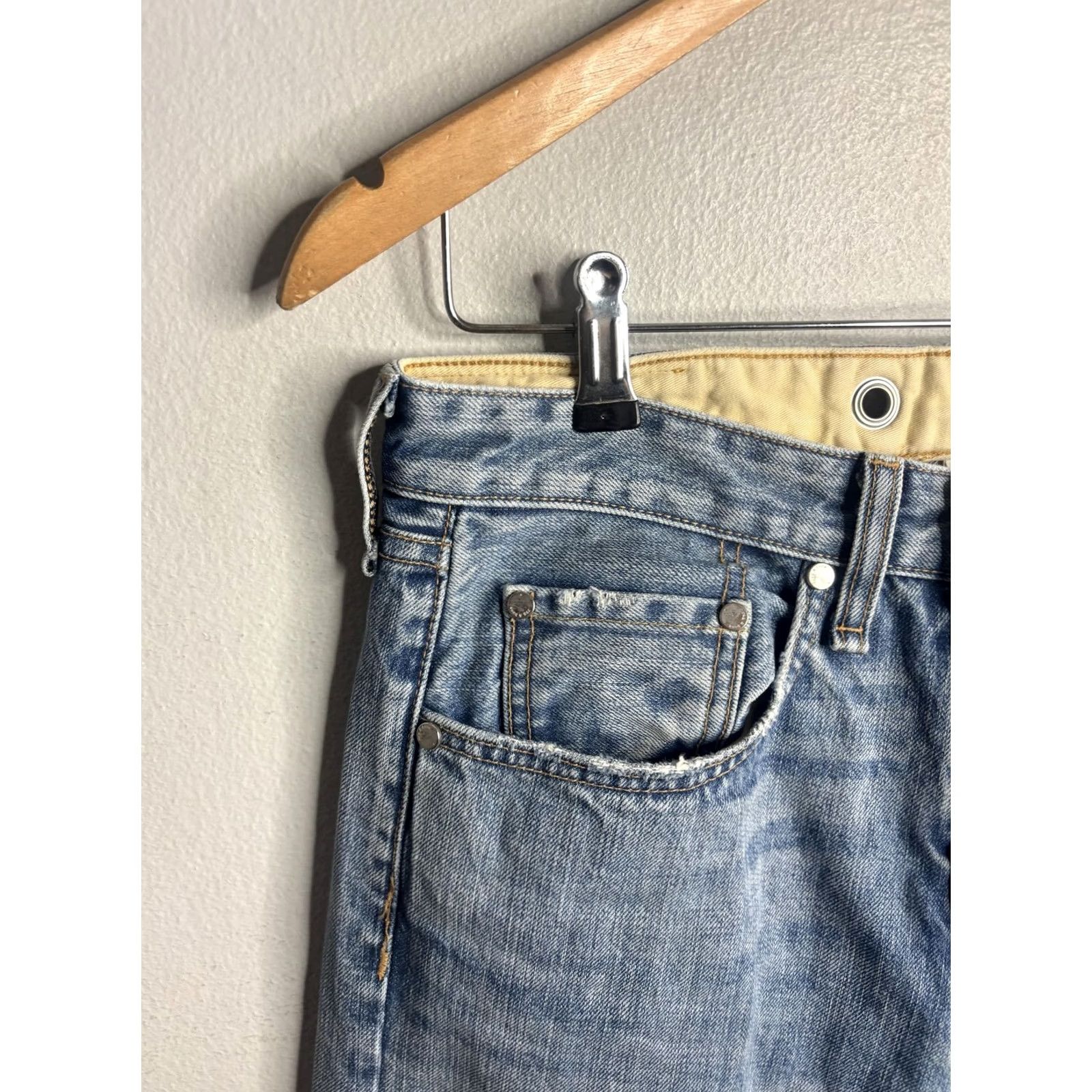 Rag & Bone Rag & Bone Jeans Womens 27 Blue Light Wash Boyfriend Distressed Cuffed Denim Size 27" / US 4 / IT 40 - 2 Thumbnail
